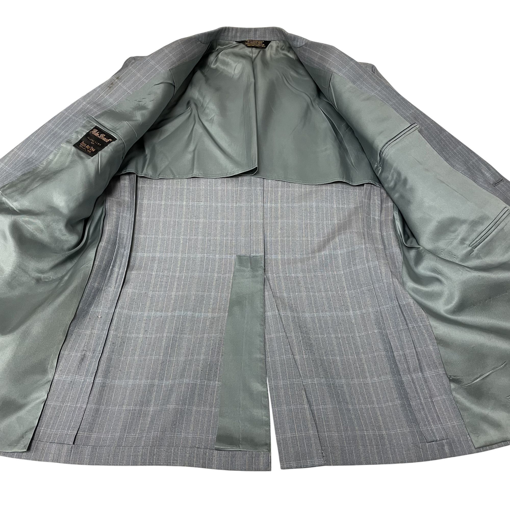 Other Vtg Palm Beach Sport Coat OVERCHECK Wool Jacket Size 42R - 5 Thumbnail