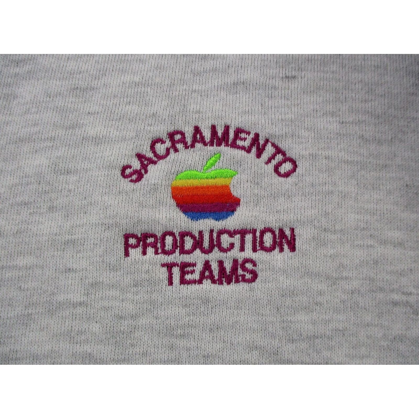 Jerzees VINTAGE Jerzees Sweatshirt Mens L Rainbow USA Made 90s Crew Neck Pullover Gray Cotton Polyester Knit Logo Lightweight Thermal Size US L / EU 52-54 / 3 - 6 Thumbnail