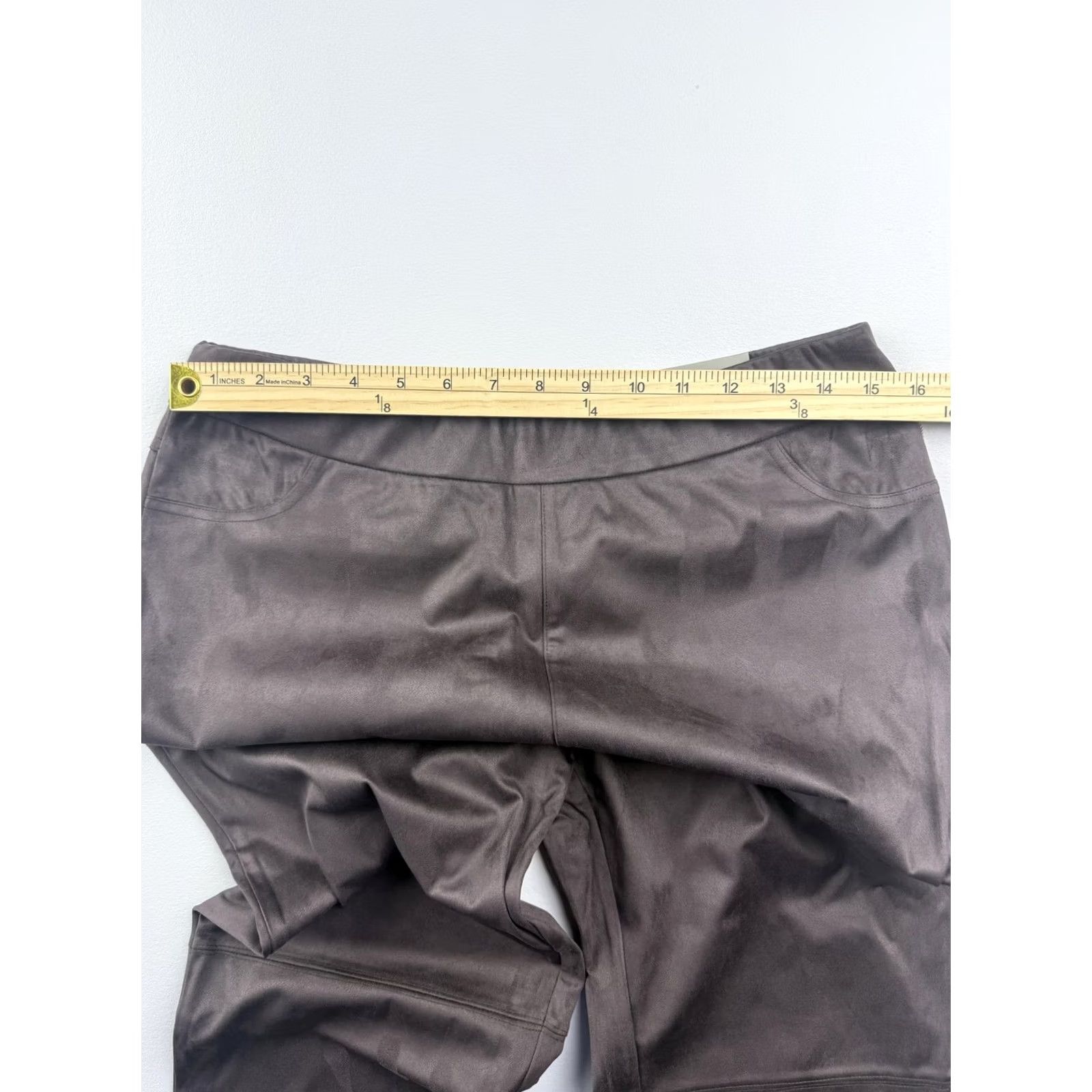 Soft Surroundings Soft Surroundings Pants Womens Medium Bootcut Pull On Microfiber Casual Gray Size 32" / US 10 / IT 46 - 7 Thumbnail