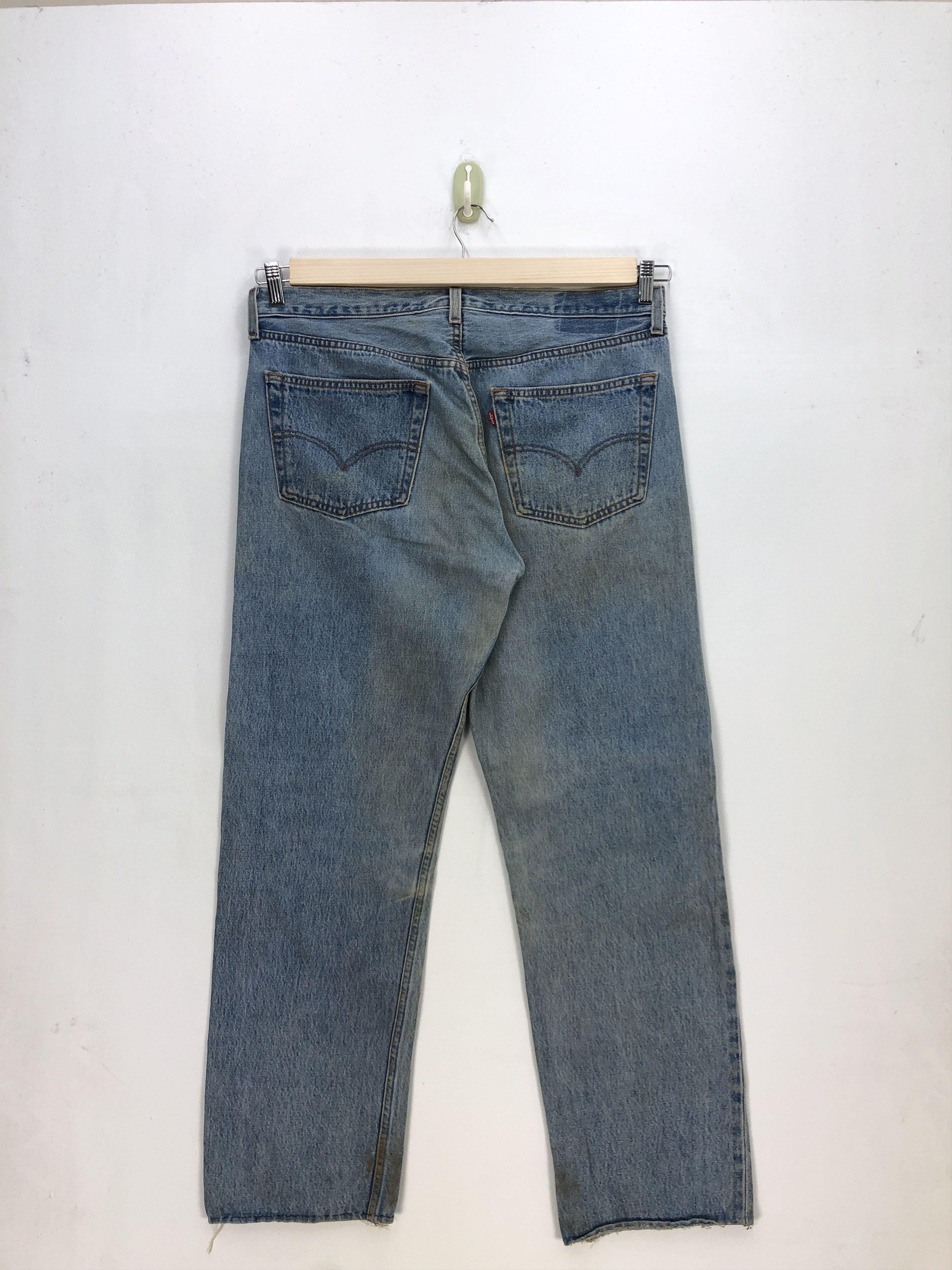 Levi's Vintage 90s Levis 501 Sun Faded Jeans Levi's 501 Denim Size US 36 / EU 52 - 2 Thumbnail