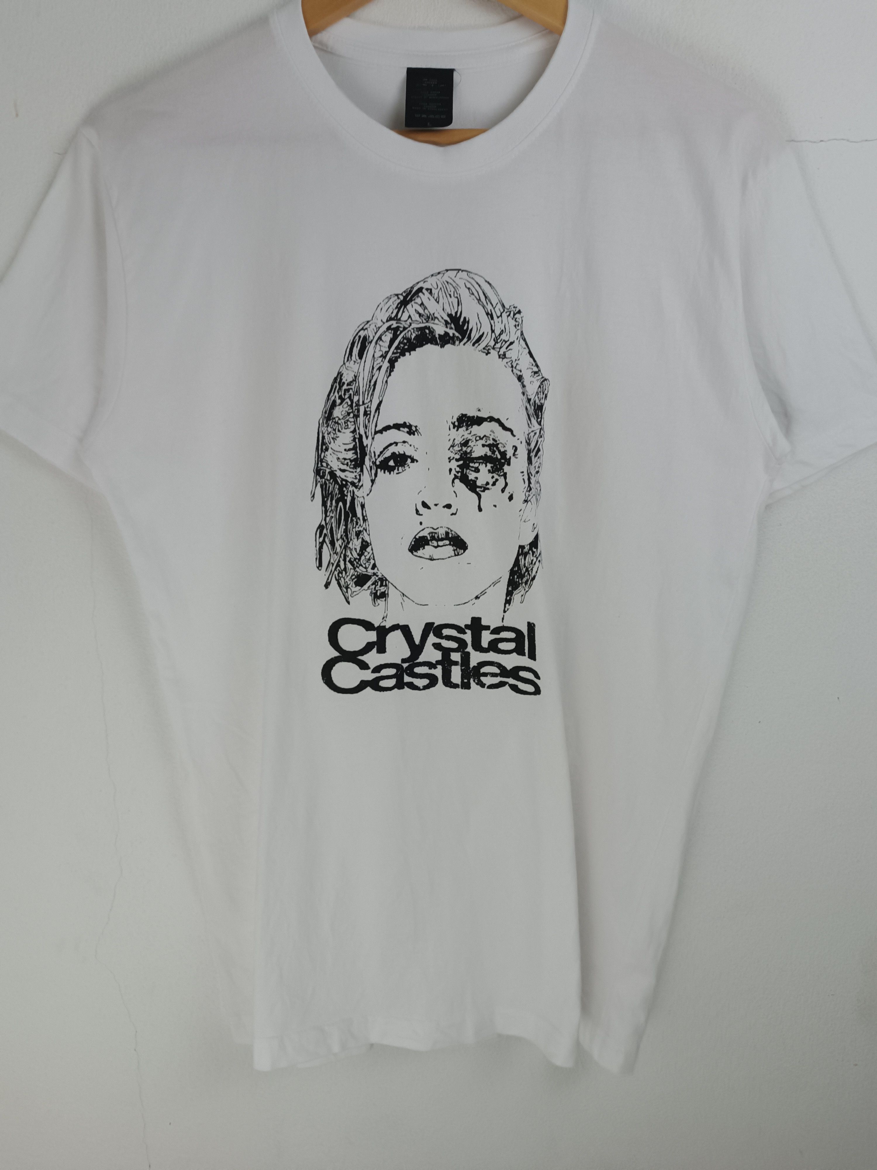 Band Tees VINTAGE CRYSTAL CASTLES MADONNA TEE ALICE ELECTRO PUNK Size US L / EU 52-54 / 3 - 11 Thumbnail