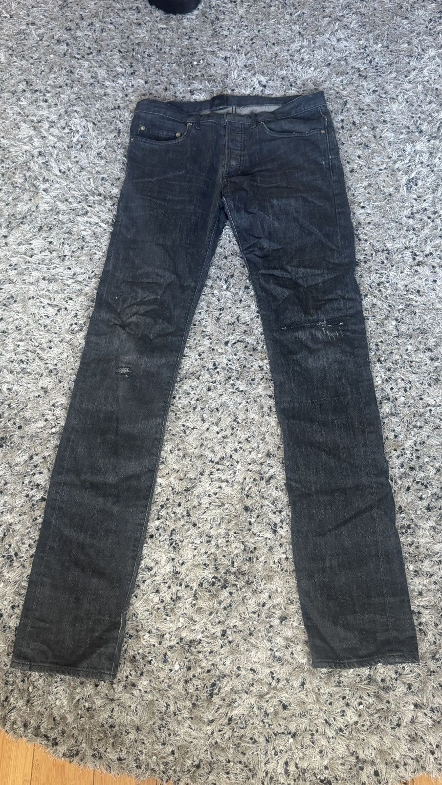 Hedi Slimane Hedi slimane claw marks Size US 30 / EU 46 - 1 Thumbnail