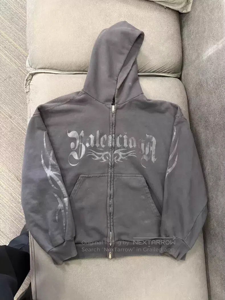 Balenciaga Balenciaga Dragon Pattern Zipper Jacket Size US S / EU 44-46 / 1 - 1 Thumbnail