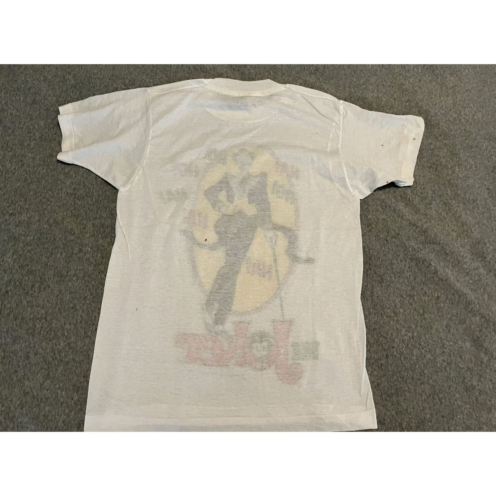 Vintage VINTAGE DC Comics Batman Joker White Shirt XS Small Regular Short Sleeve Crew Neck Mens 80s USA Shirt Size US S / EU 44-46 / 1 - 7 Thumbnail