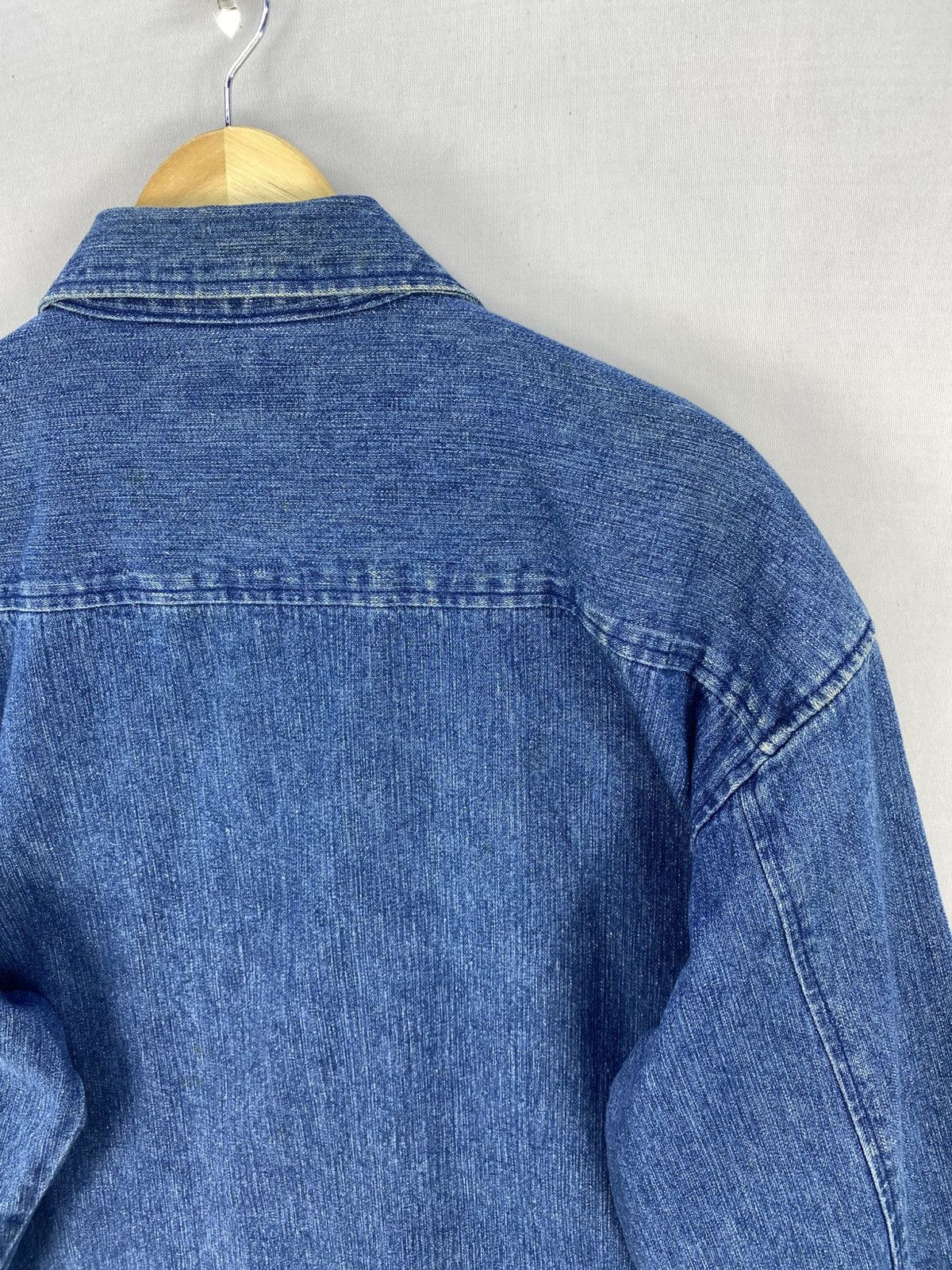 Spalding Spalding Workwear Denim Zipper Jacket Size US XXL / EU 58 / 5 - 5 Thumbnail