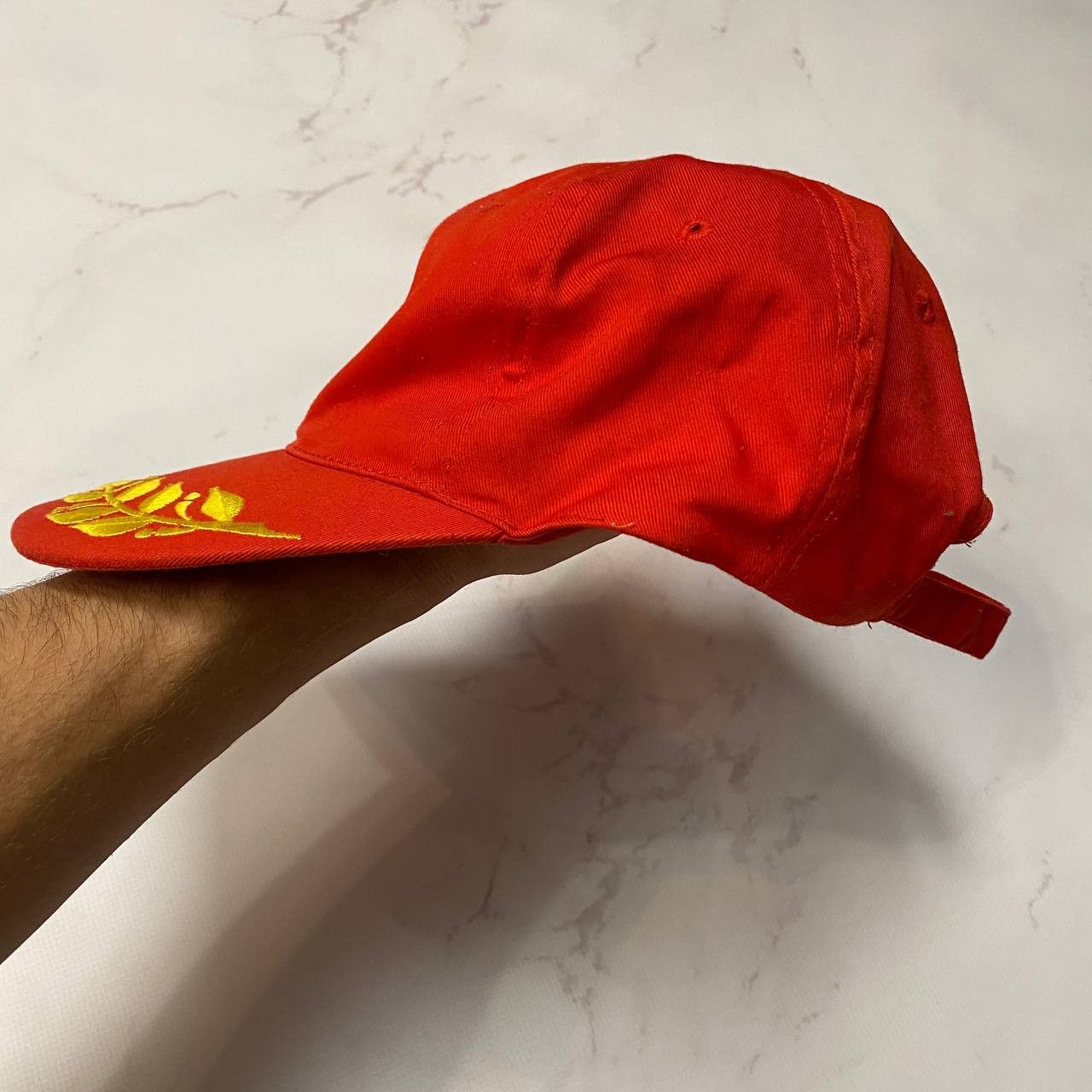 Ferrari Ferrari Red Vintage Cap Hats Big Logo Italia Formula Uno Size ONE SIZE - 6 Thumbnail