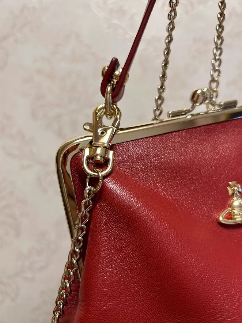 Vivienne Westwood Vivienne Westwood size os Classic red gold buckskin purse Size ONE SIZE - 3 Thumbnail
