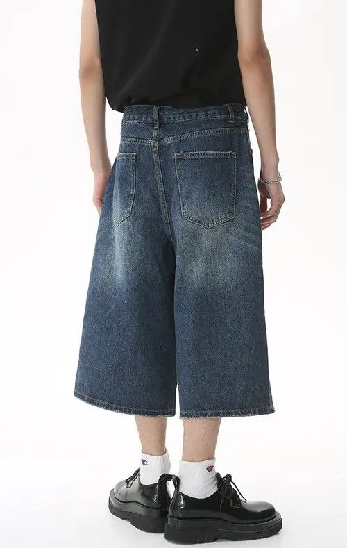 Other Loose fit wide-leg flared denim shorts Size US 32 / EU 48 - 6 Thumbnail