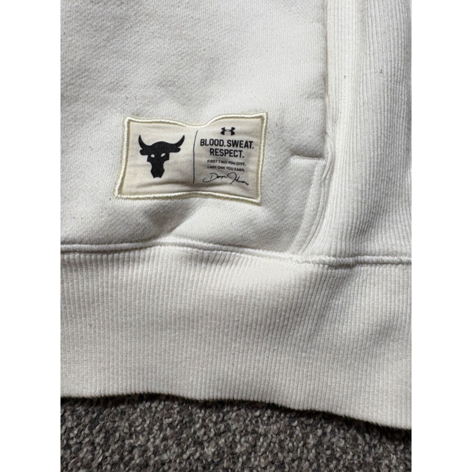 Under Armour Under Armour Rock Hoodie Mens M Ivory Pullover 1346067 Size US M / EU 48-50 / 2 - 3 Thumbnail
