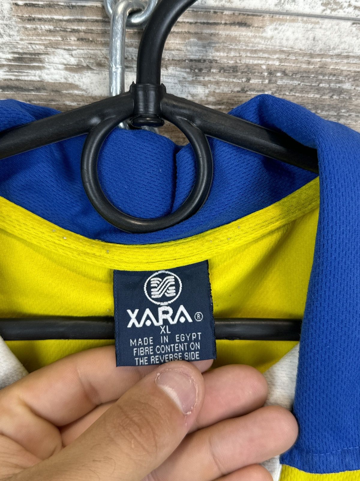 Vintage Mens Vintage XARA Cardiff City T-shirt soccer jersey 98-00 Size US XL / EU 56 / 4 - 11 Thumbnail