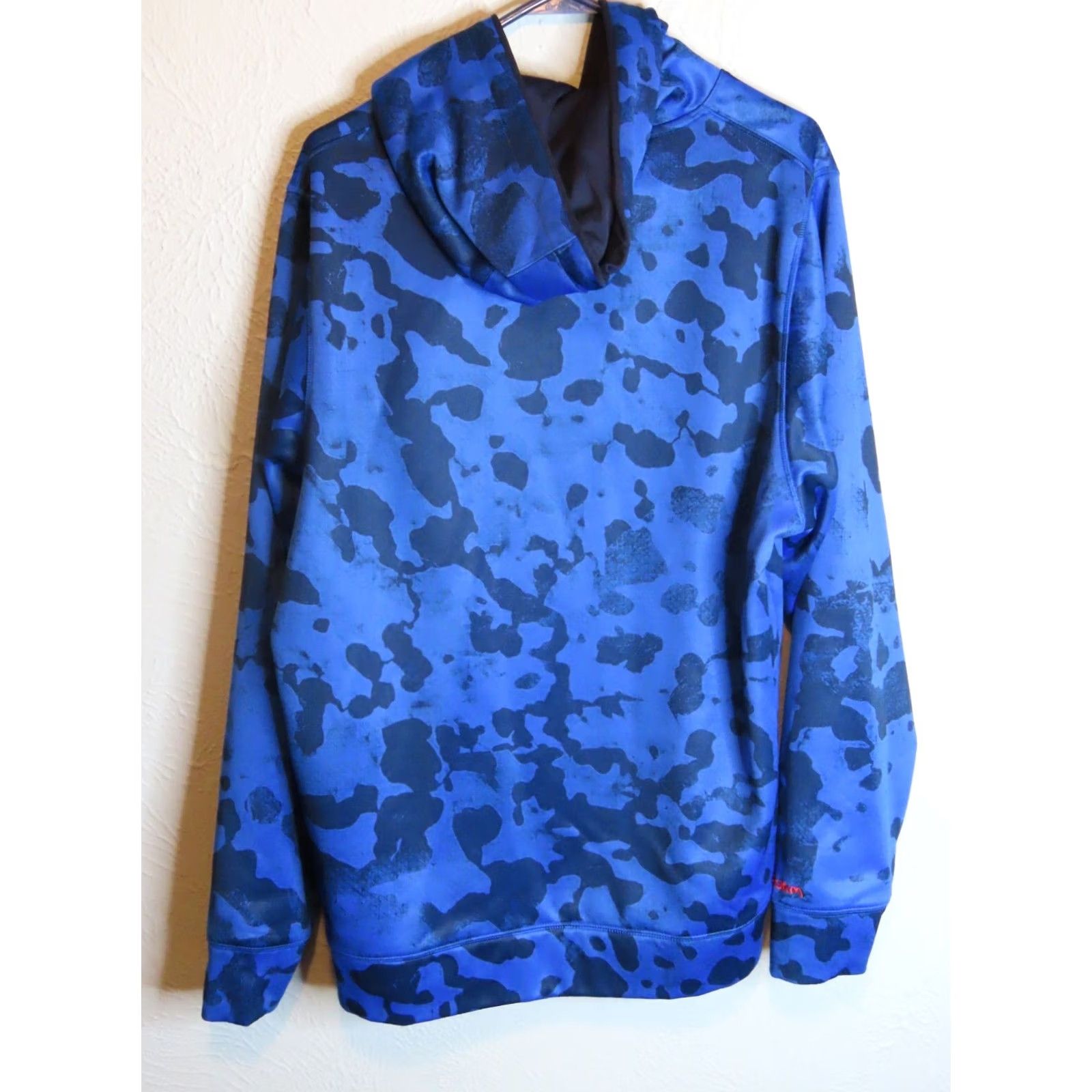 Under Armour Under Armour Hoodie Pullover Adult L Blue Camo Logo Pocket Pouch Breathable Size US L / EU 52-54 / 3 - 5 Thumbnail