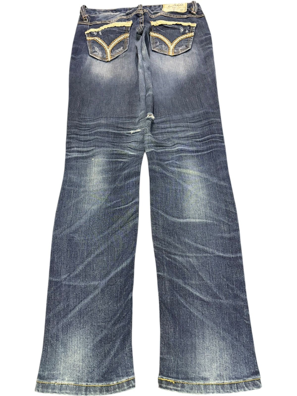 A.P.C. Vintage Y2K Lolita Patches Distressed Jeans Size 28" / US 6 / IT 42 - 2 Thumbnail