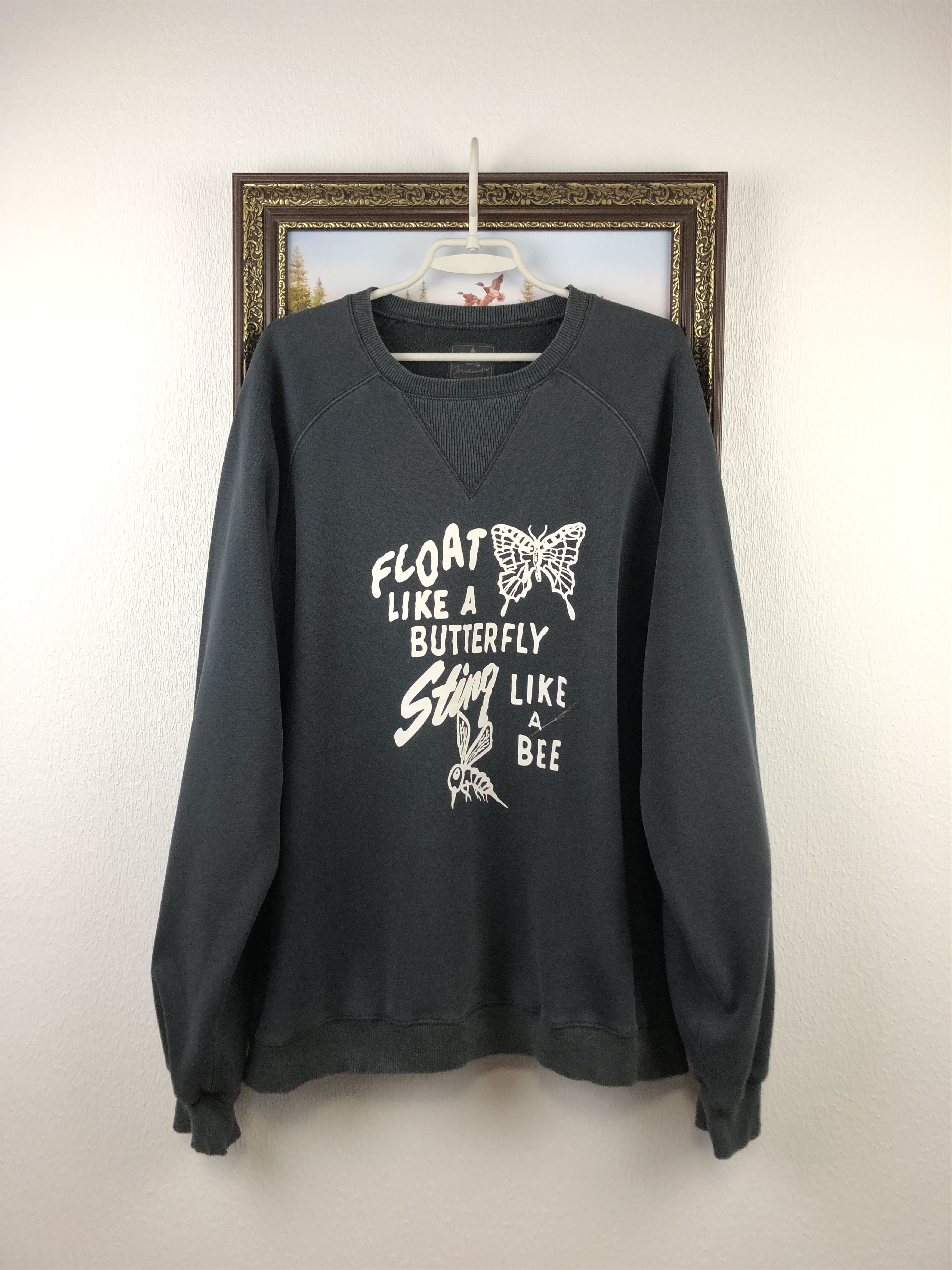 Adidas Vintage Muhammad Ali Float Like A Butterfly Sweatshirt Size US XL / EU 56 / 4 - 1 Thumbnail