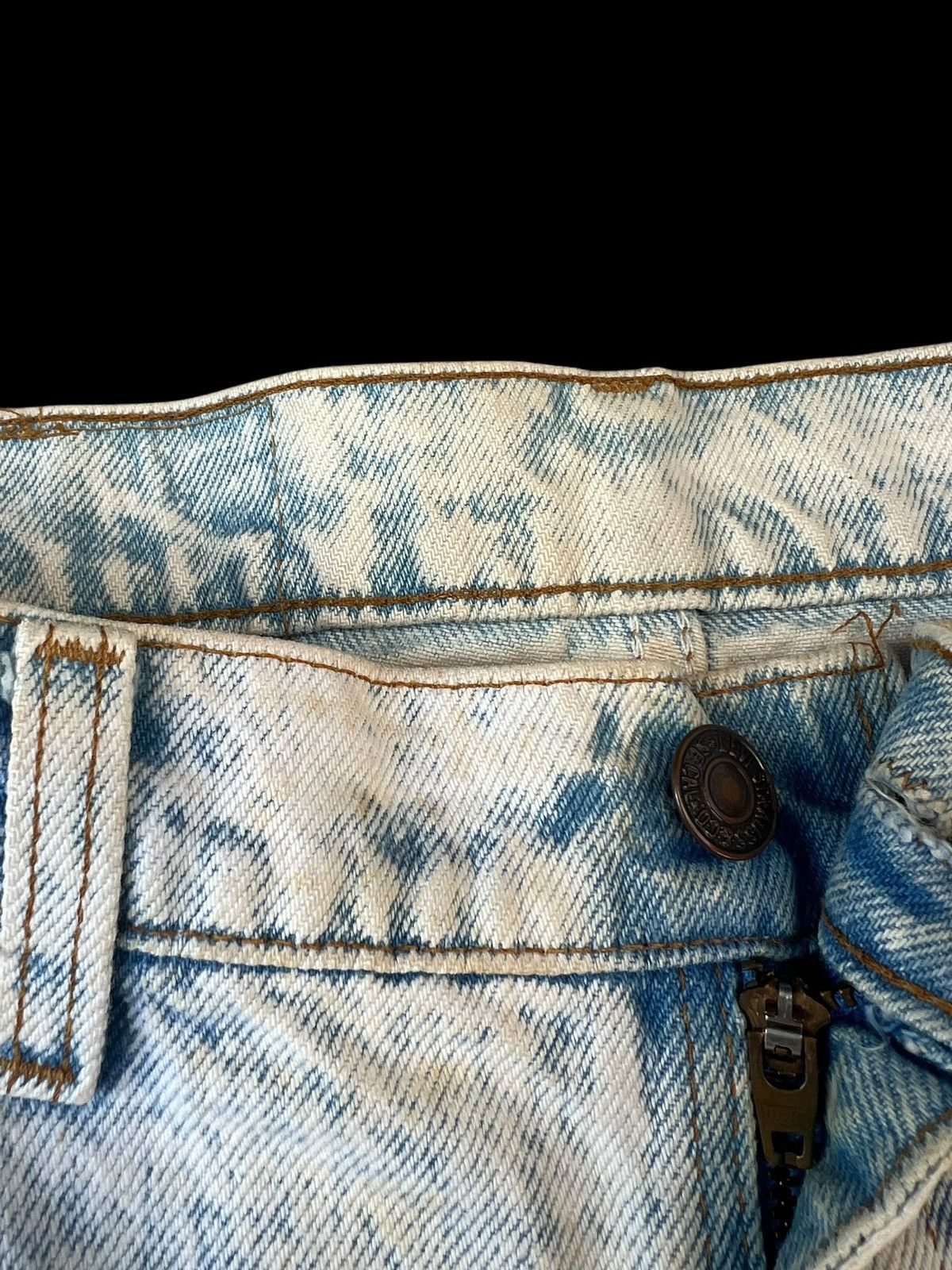 Levi's Dirty Mud Vintage Levi's 505 Stains Acid Wash Denim Jeans Size US 36 / EU 52 - 7 Thumbnail