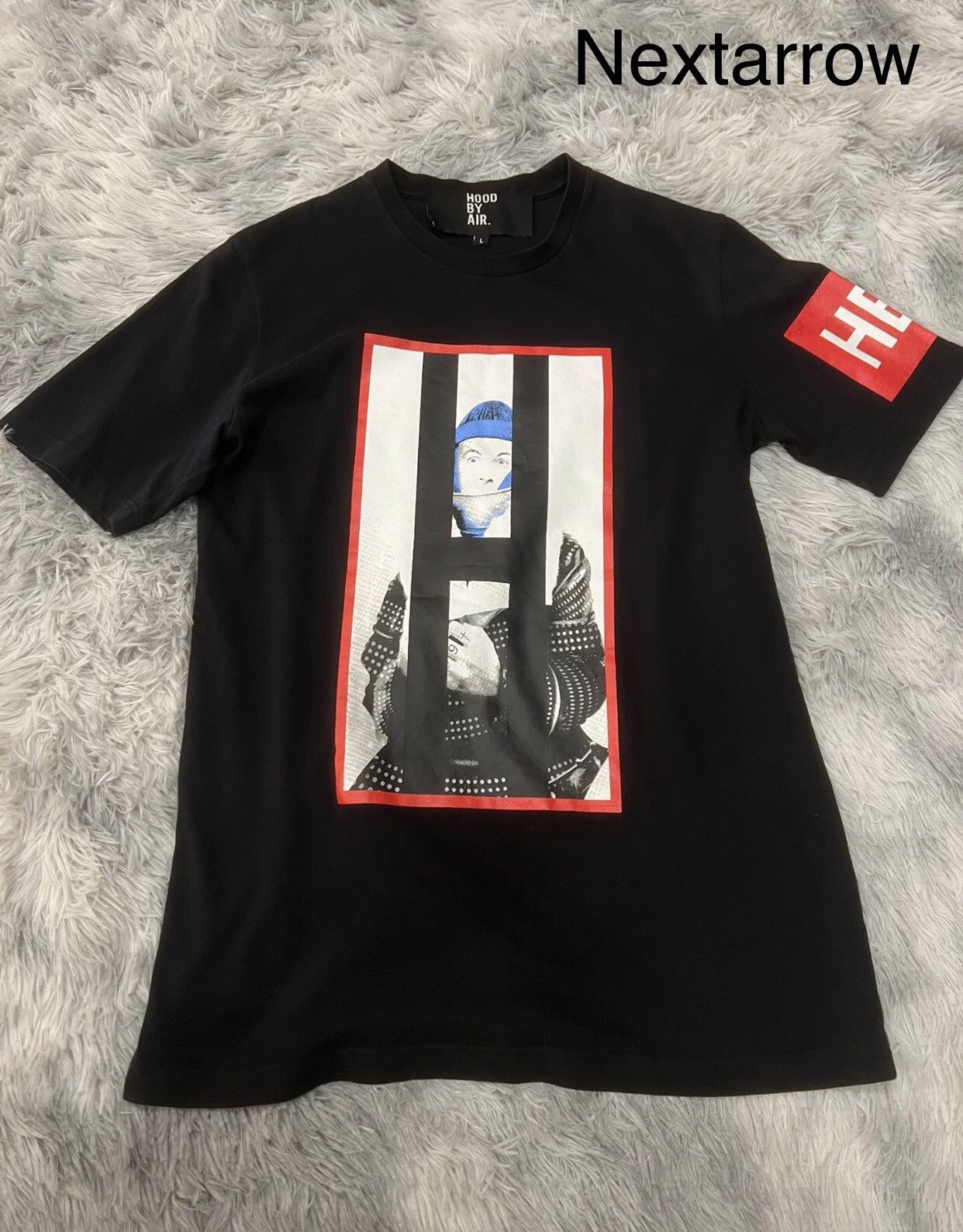 Hood By Air Hood by Air Masked Tee T-shirt 2412-Nextarrow Size US L / EU 52-54 / 3 - 1 Thumbnail