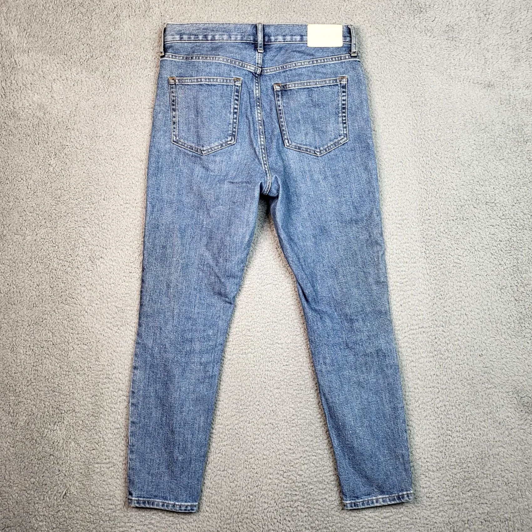 Everlane Everlane Jeans The High Rise Skinny Ankle Size 28 Women's Blue Cotton/spandex Denim Regular Slim Fit Comfort Casual Modern 28 Womens Jeans Size 28" / US 6 / IT 42 - 2 Thumbnail