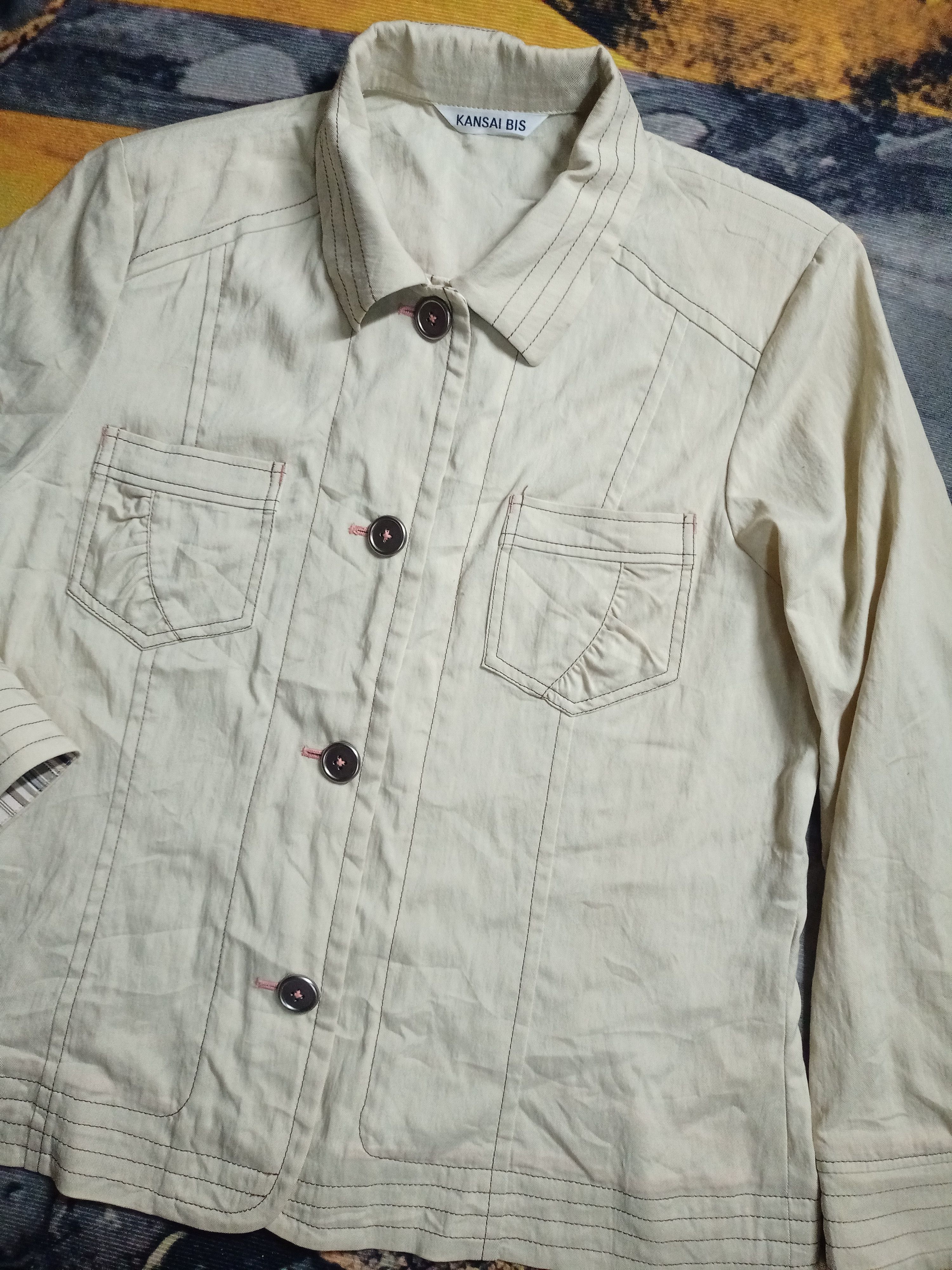Japanese Brand × Kansai Yamamoto Kansai Bis button ups shirt Size S / US 4 / IT 40 - 3 Thumbnail