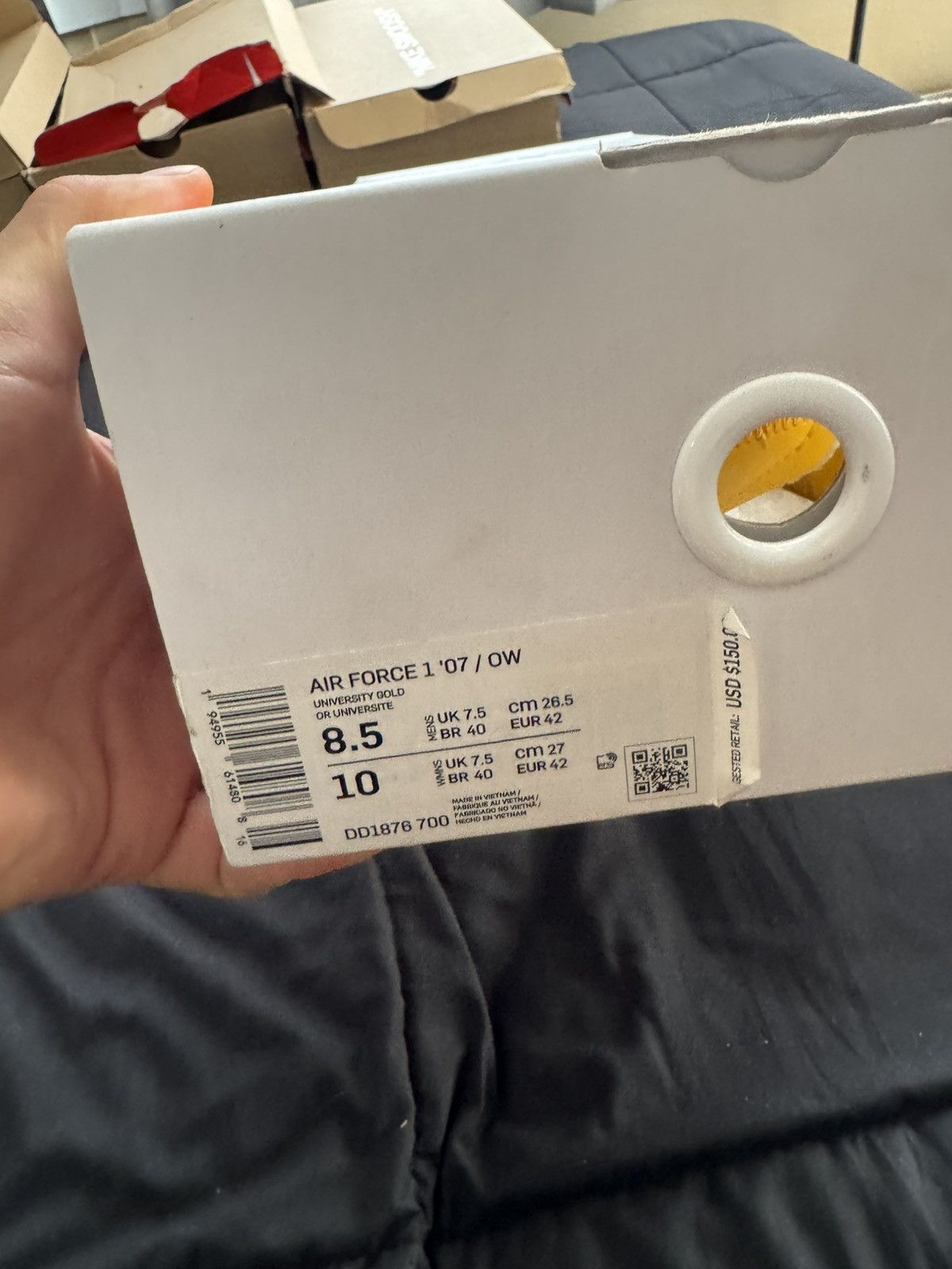 Nike × Off-White off white airforce Size US 8.5 / EU 41-42 - 2 Thumbnail