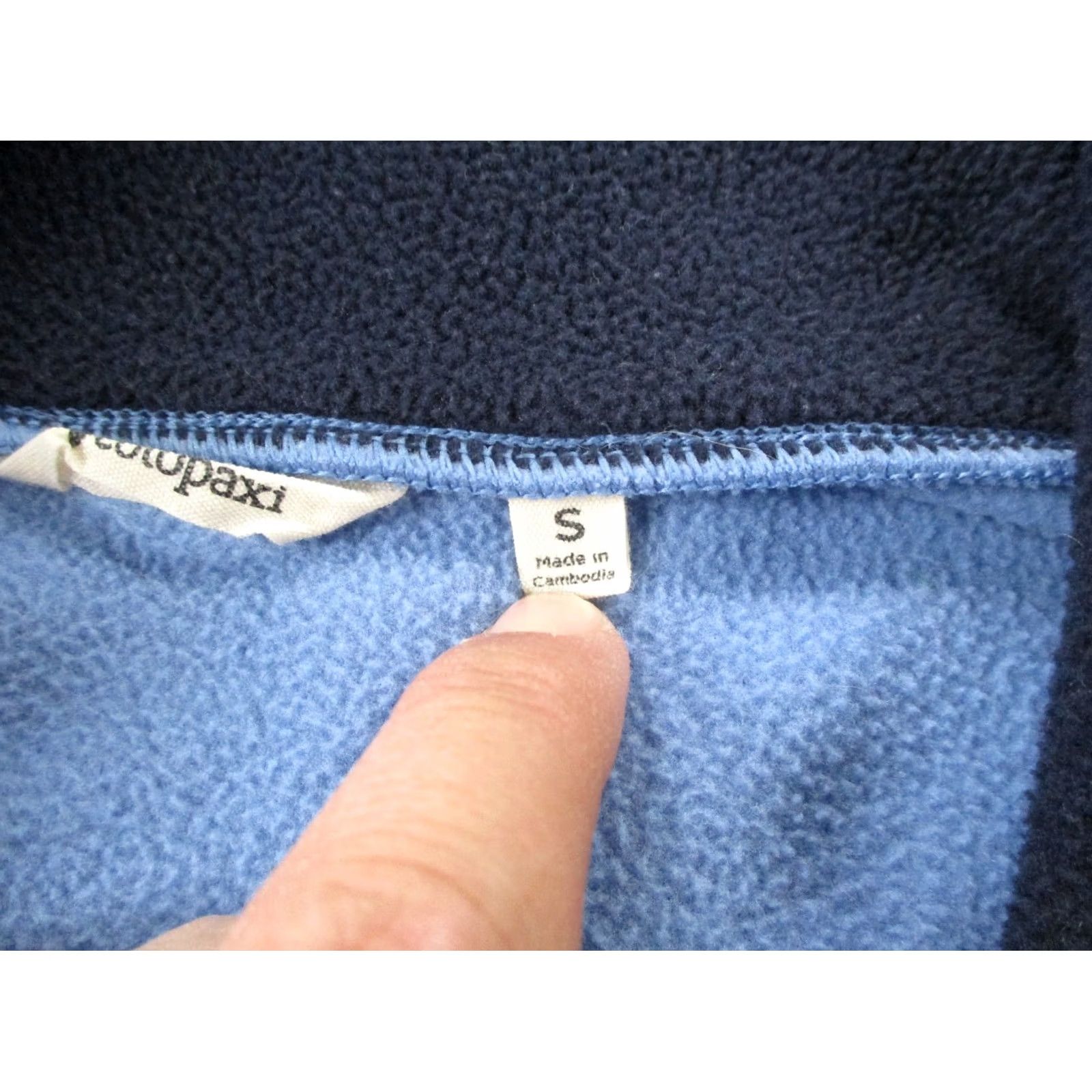 Cotopaxi Cotopaxi Jacket Mens S Fleece Pullover Zip Windbreaker Outdoors Hiking Camping Active Team Logo Zip Pockets 1/4 Zip Sit Stand-Up Collar Blue Mens Size US S / EU 44-46 / 1 - 6 Thumbnail