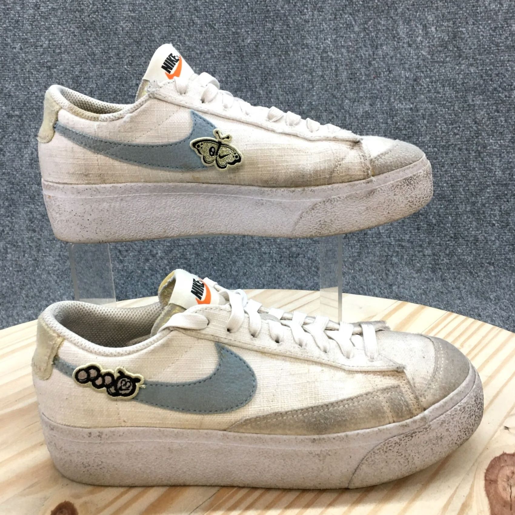 Nike Nike Blazer Low Platform Sneakers Womens 6.5 White DJ6376-100 Next Nature Athletic Shoes Size M / US 6-8 / IT 42-44 - 2 Thumbnail
