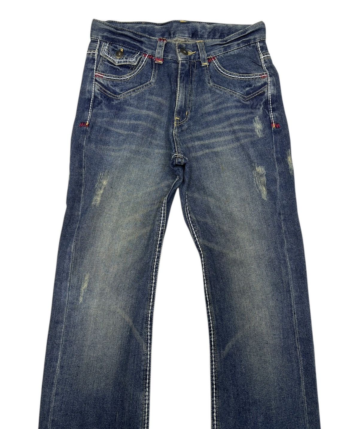 Kapital Authentic Jeans Big Stitch Bootcut Kapital Style Distressed Size US 29 - 5 Thumbnail