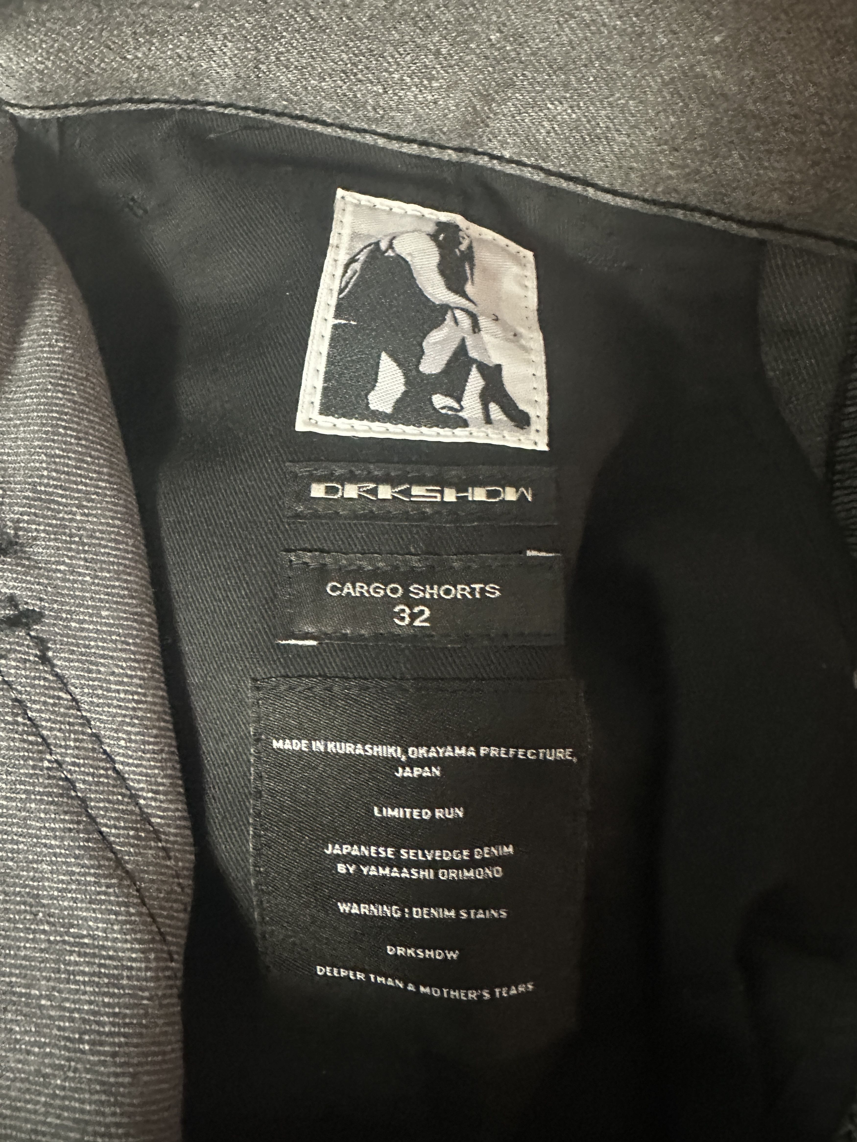 Rick Owens Drkshdw Rick Owens Denim Crotch Shorts Size US 32 / EU 48 - 3 Thumbnail
