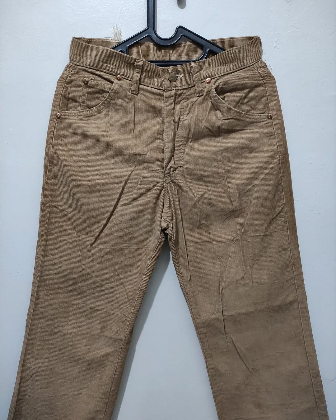 Lee Vintage 70s Tan Lee Riders Corduroy Pants with Talon Zipper Size US 30 / EU 46 - 9 Thumbnail
