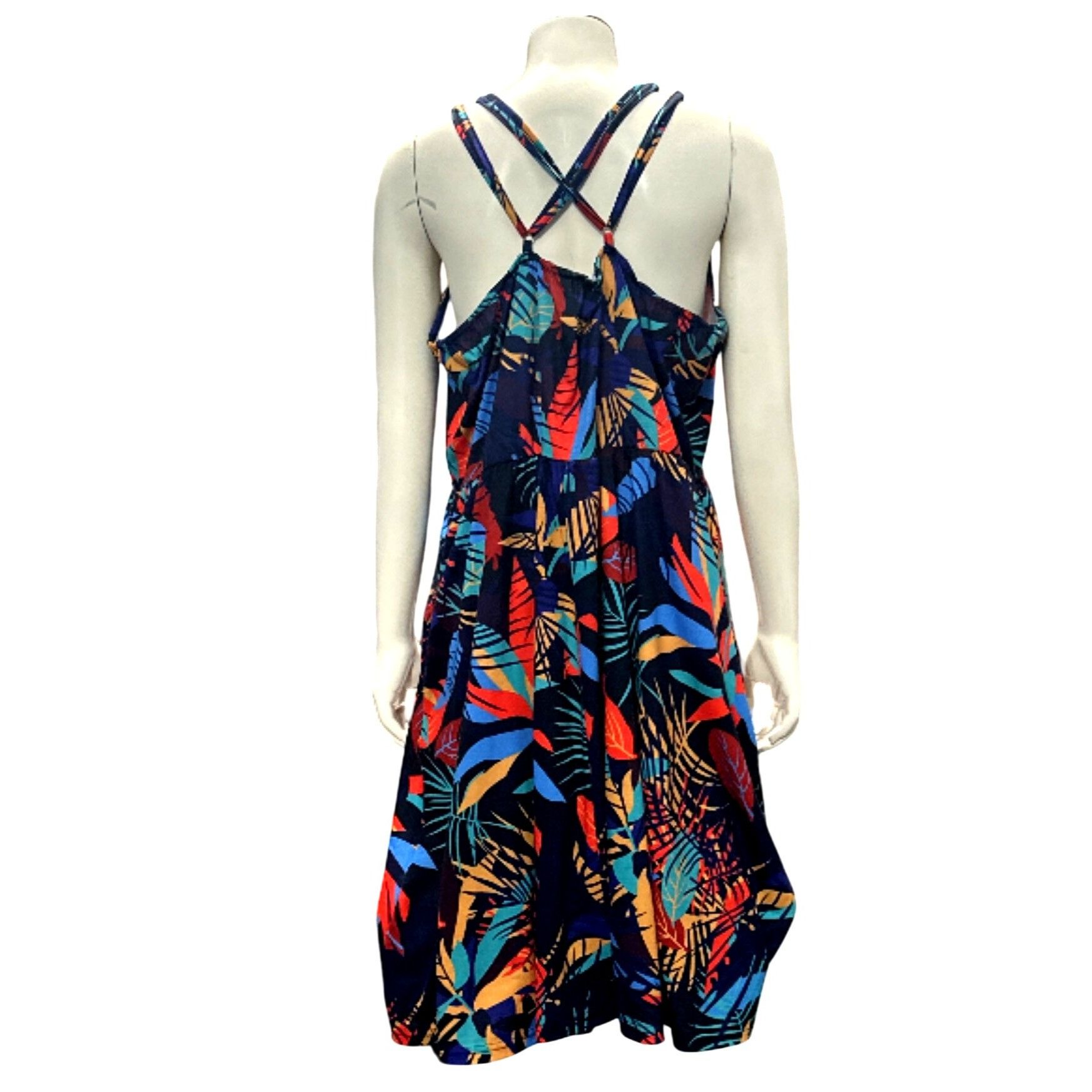 Other CCC Colorful Bohemian Style Spaghetti Strap Dress V Neck Tro Size M / US 6-8 / IT 42-44 - 3 Thumbnail