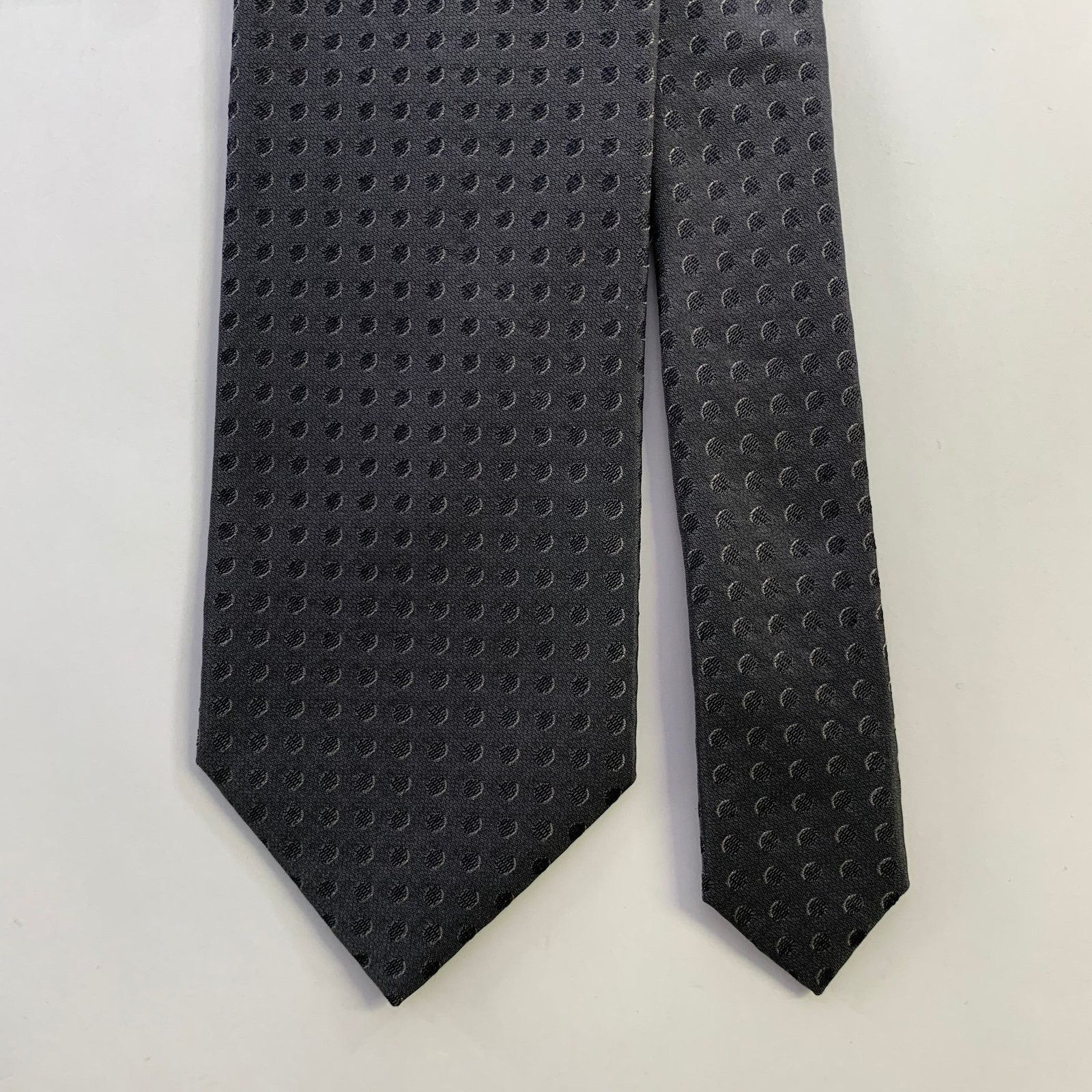 Dolce & Gabbana DOLCE & GABBANA One Size Brown Polka Dot Silk Jacquard Tie Size ONE SIZE - 1 Thumbnail