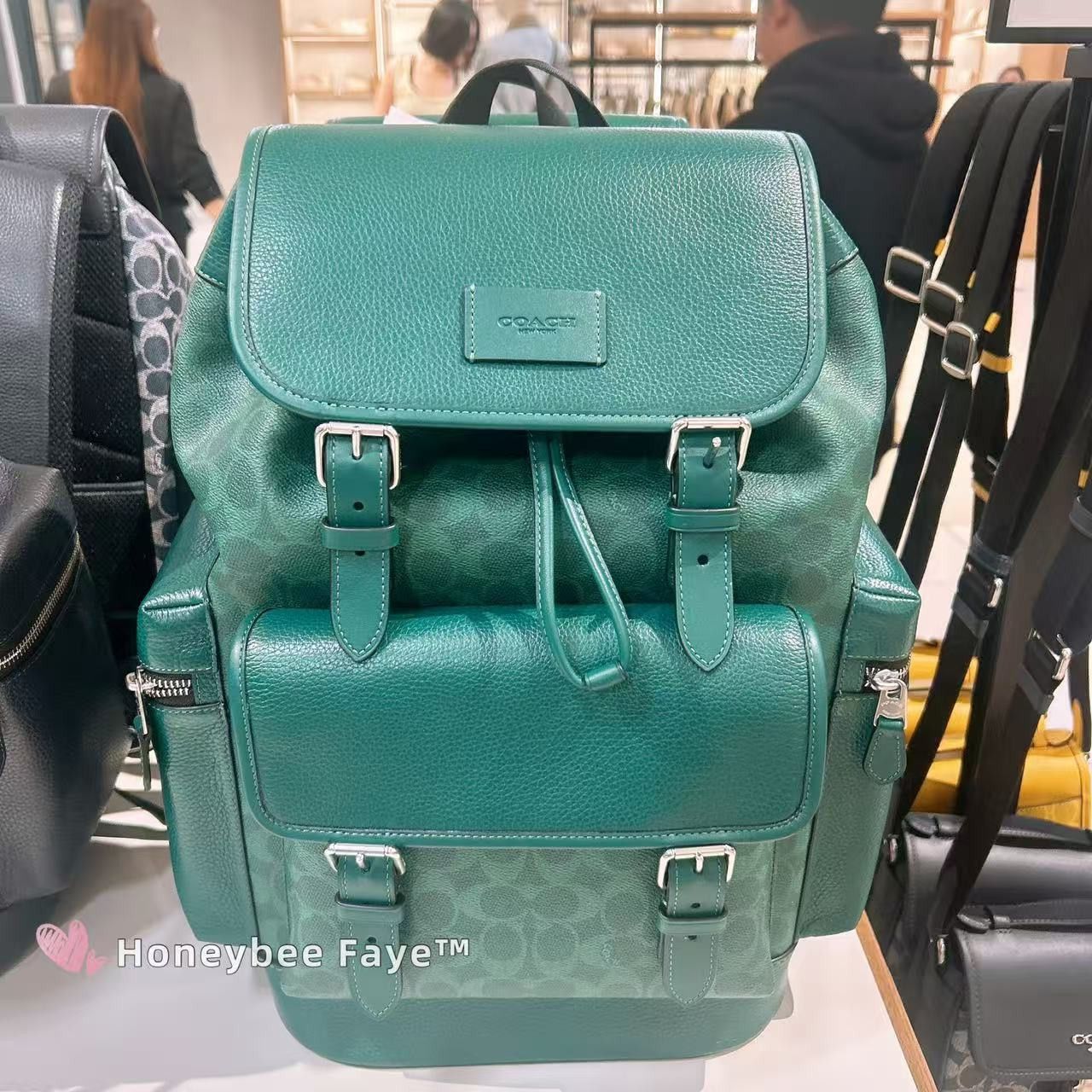 Coach Sprint Backpack In Colorblock Signature Canvas CBI12 Size ONE SIZE - 1 Thumbnail