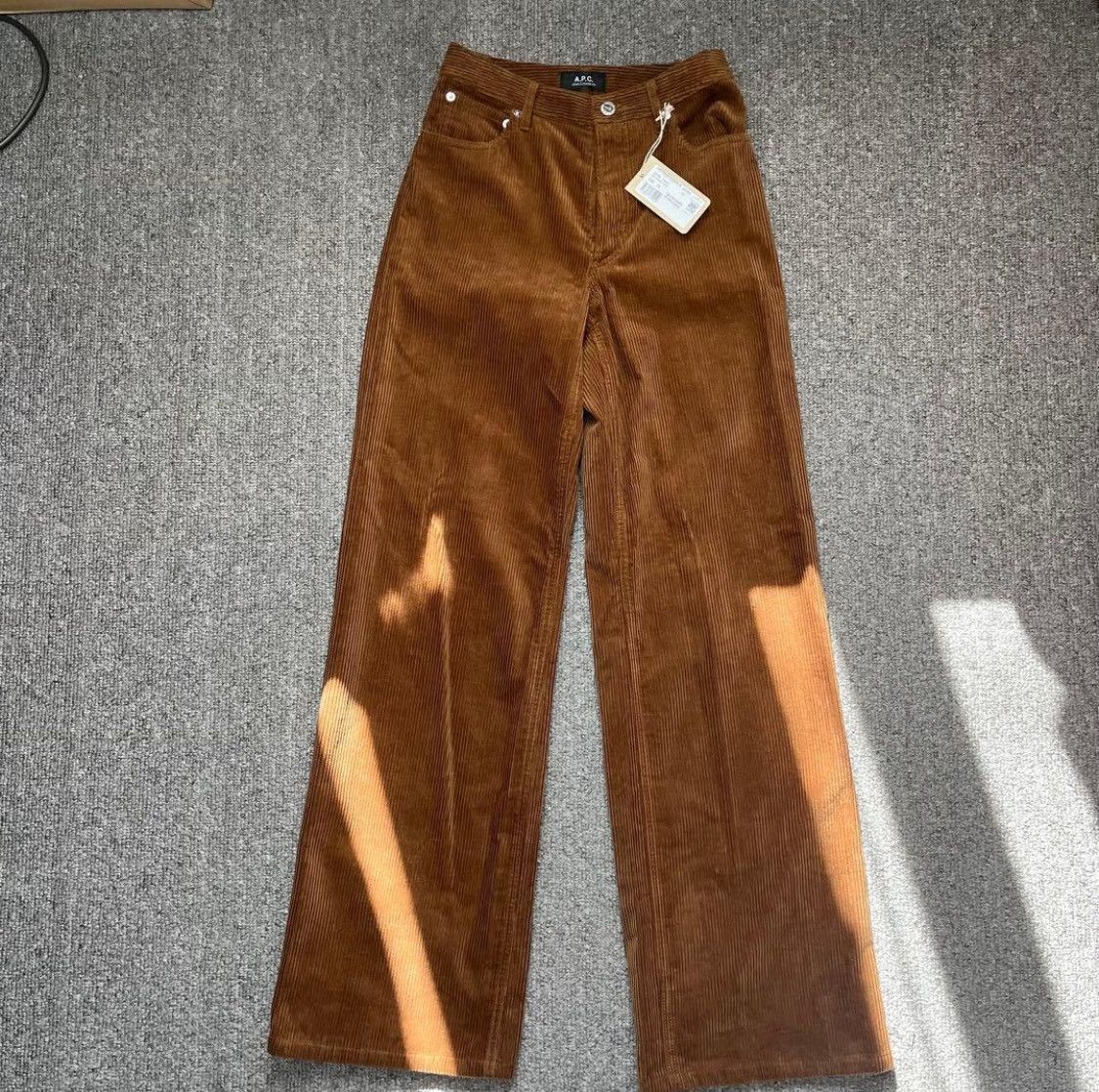 A.P.C. A.P.C. Jean Elisabeth corduroy Brown 24inch Size 24" / US 00 / IT 34 - 1 Thumbnail