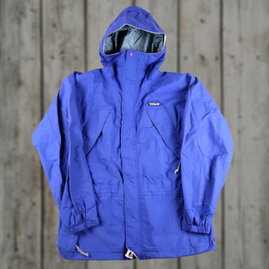 Patagonia VINTAGE Patagonia Jacket Mens S Small Hooded Parka Coat 2000s Y2K Outdoor Blue Size US S / EU 44-46 / 1 - 1 Thumbnail