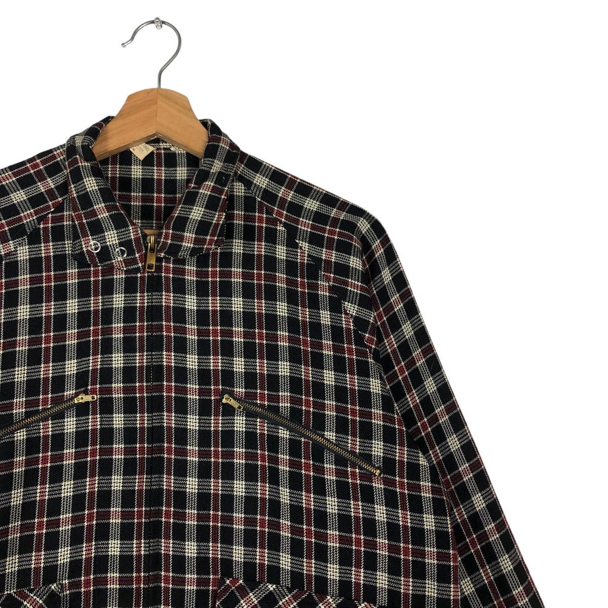 Japanese Brand 🔥Vintage Tartan Design Bomber Jacket Johni Dan Issey Miyake Size US M / EU 48-50 / 2 - 5 Thumbnail