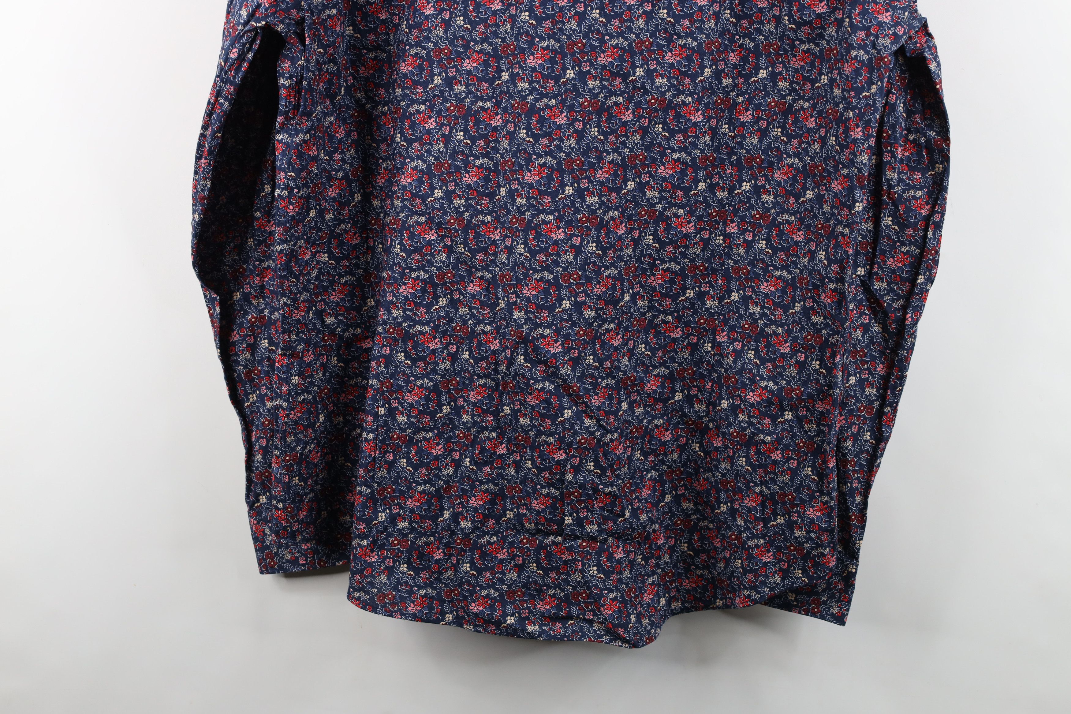 Express New Express Fit Flower Floral All Over Print Button Shirt Size US XL / EU 56 / 4 - 12 Thumbnail