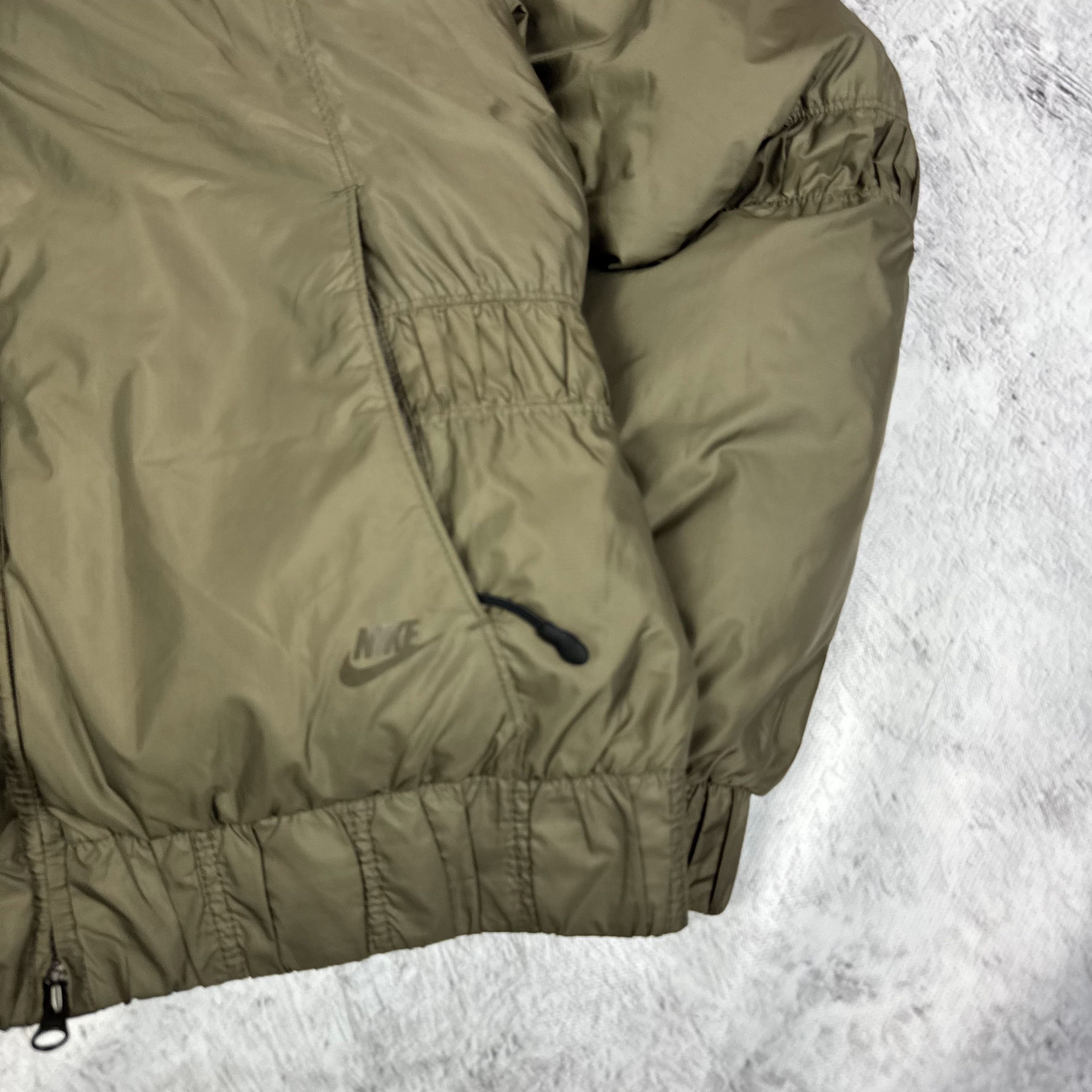 Nike Nike Sportswear 550 Khaki Full Zip Puffer Jacket Medium Size M / US 6-8 / IT 42-44 - 4 Thumbnail