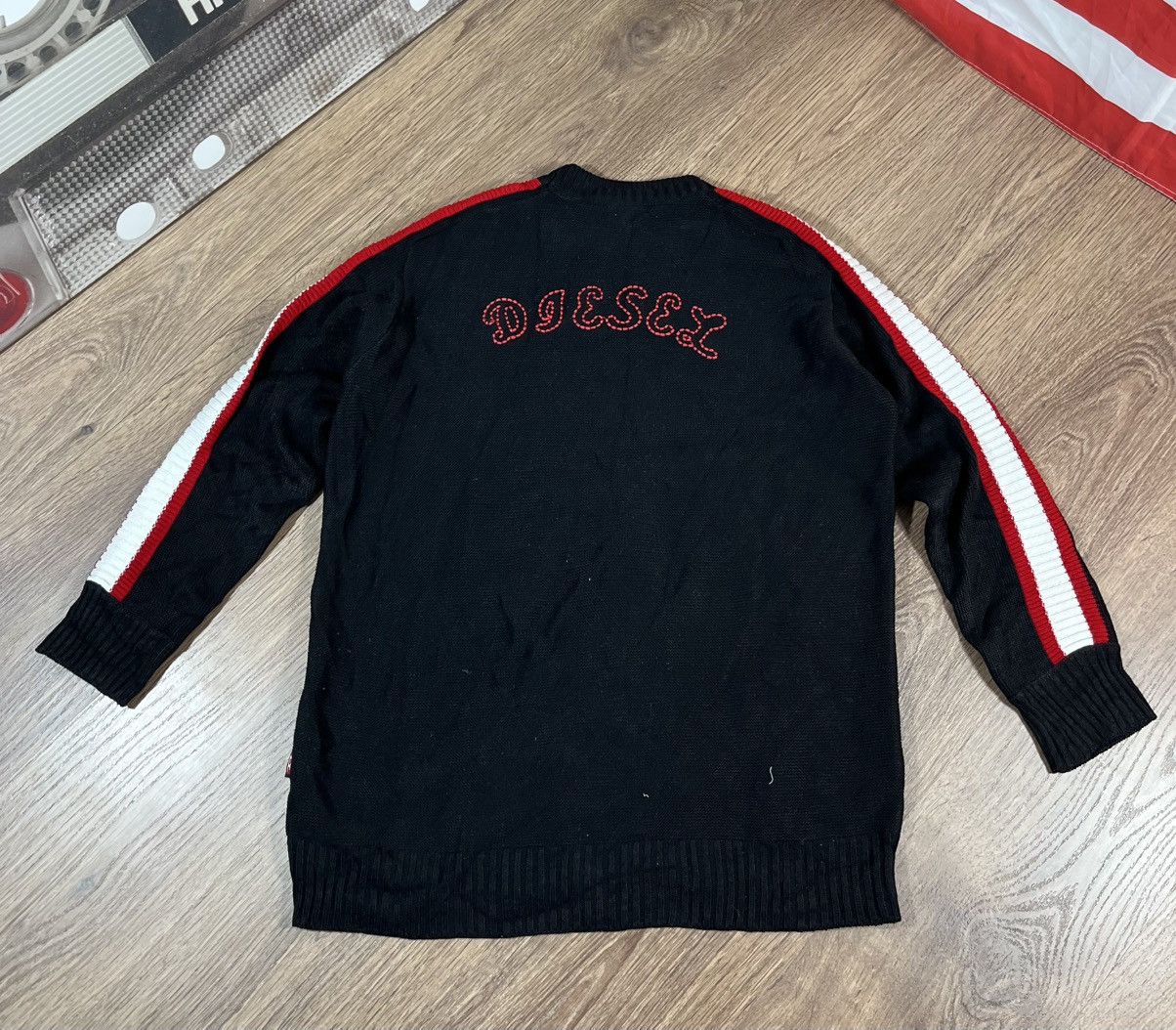 Diesel Vintage Diesel Knit Sweater Big Logo Size US M / EU 48-50 / 2 - 1 Thumbnail