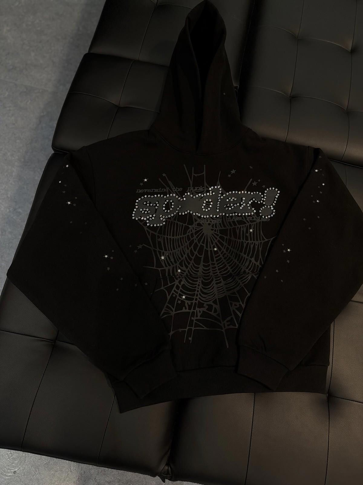 Sp5der Sp5der Black VVS Stone Hoodie Size (Small) 2026 Authentic Size US S / EU 44-46 / 1 - 2 Thumbnail