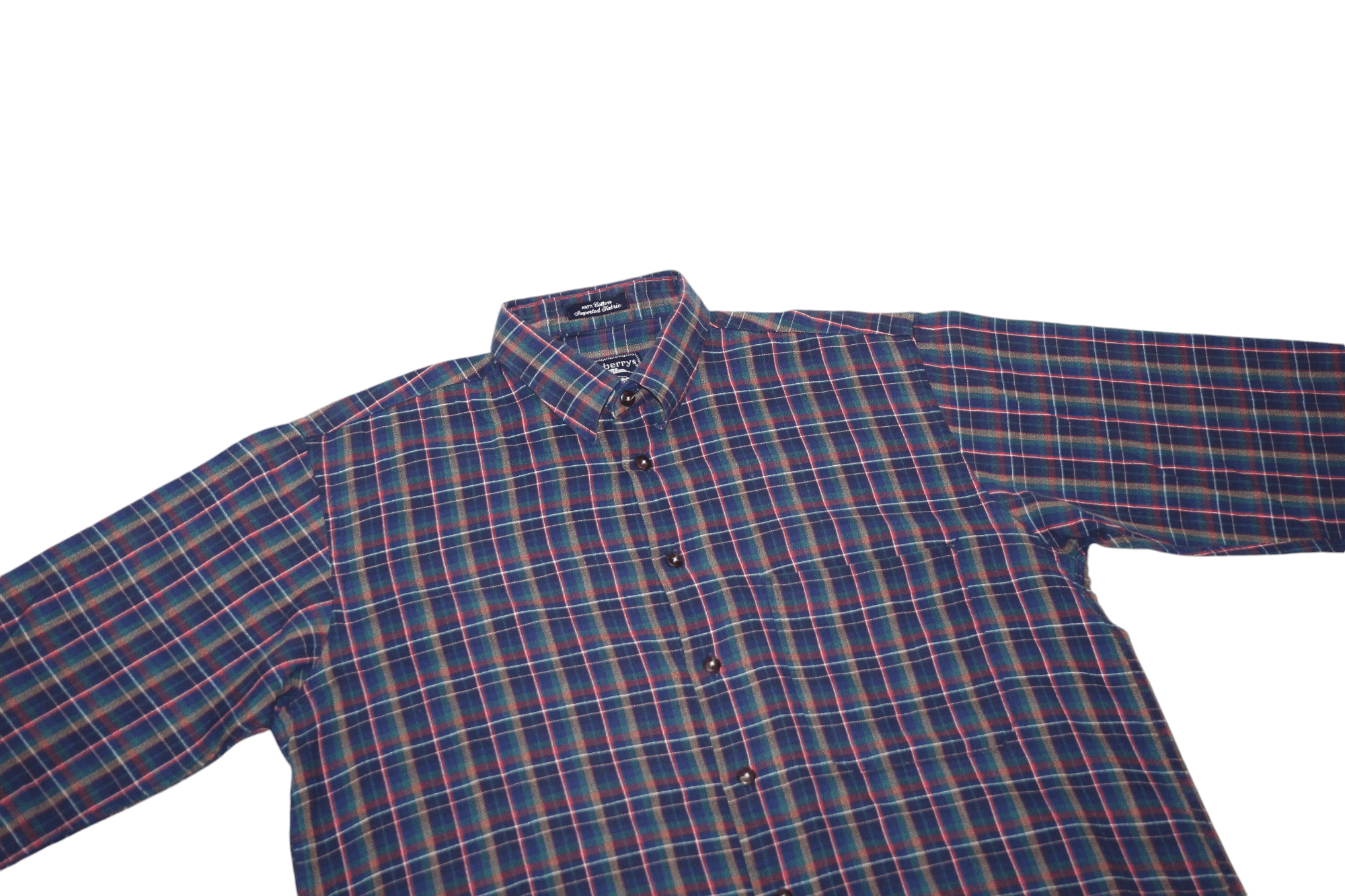 Burberry RARE VTG 💥 Burberrys Prorsum Checkered Cotton Baggy Shirt Size US L / EU 52-54 / 3 - 5 Thumbnail