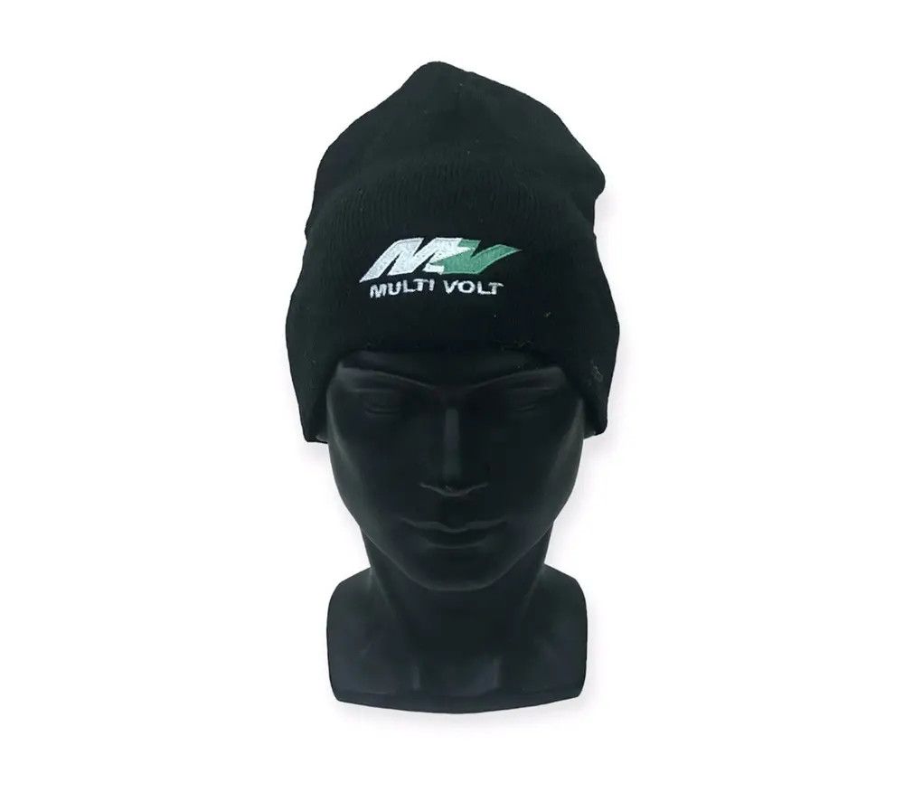 Japanese Brand Multi Volt Small Logo Beanie Hat Size ONE SIZE - 1 Thumbnail