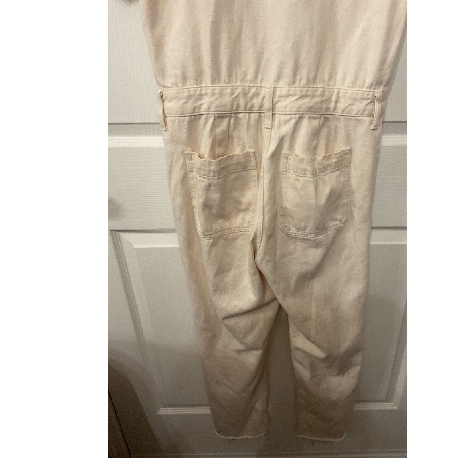 Everlane Everlane 100% Organic Cotton Denim Coverall in Bone,sz 0 Size 25" / US 0 / IT 36 - 14 Thumbnail