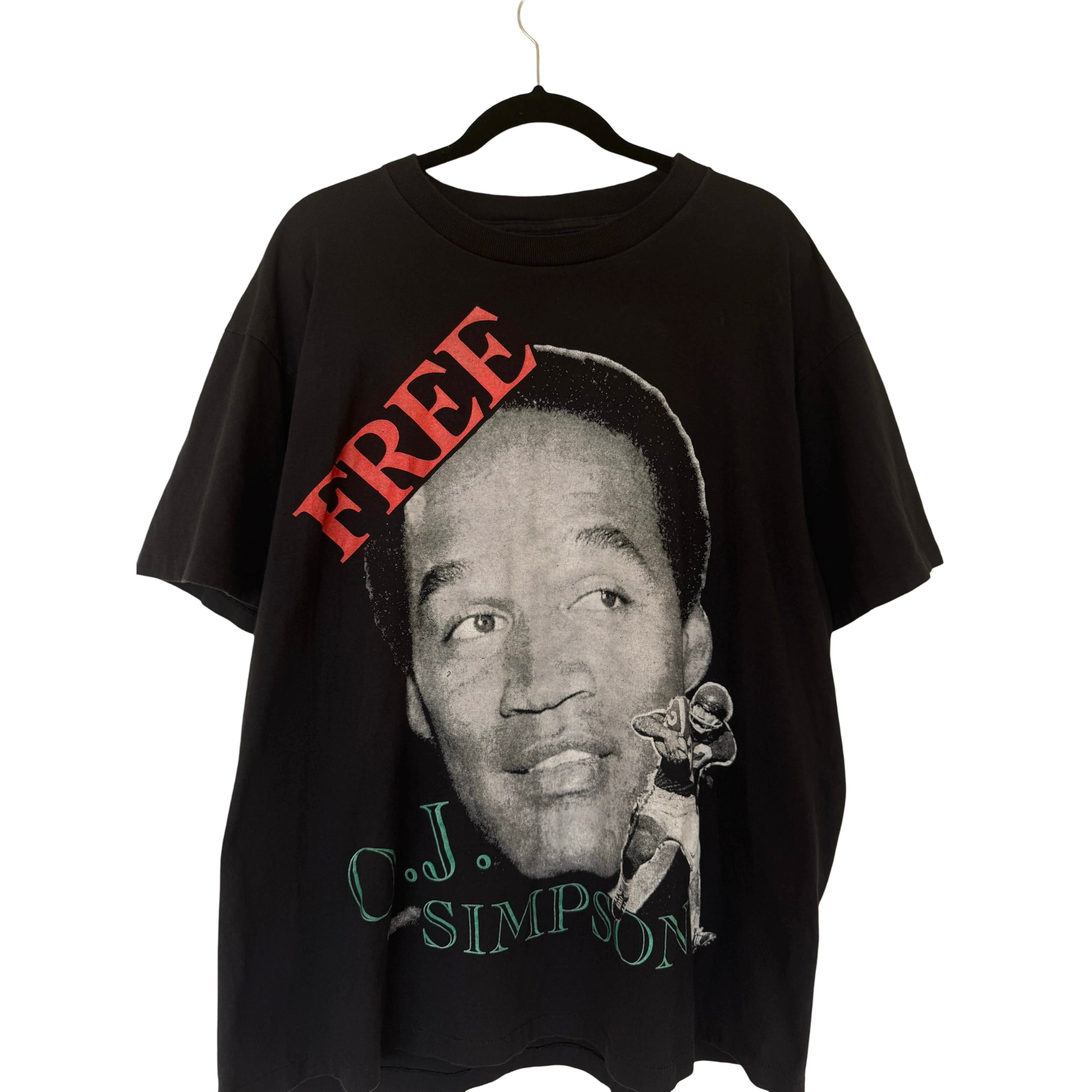 Vintage OJ Simpson He Will Always Be My Hero Tee Size US XL / EU 56 / 4 - 5 Thumbnail