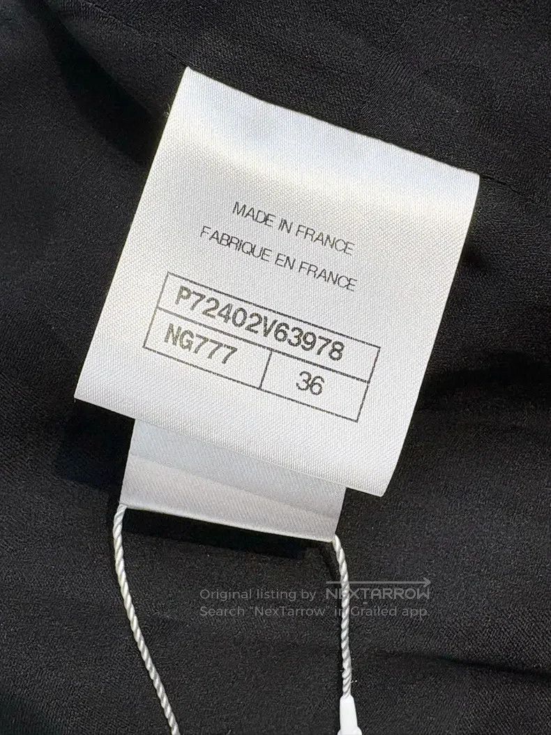 Other Chanel 22P dark blue woven long-sleeved medium-length coat Size XS / US 0-2 / IT 36-38 - 5 Thumbnail