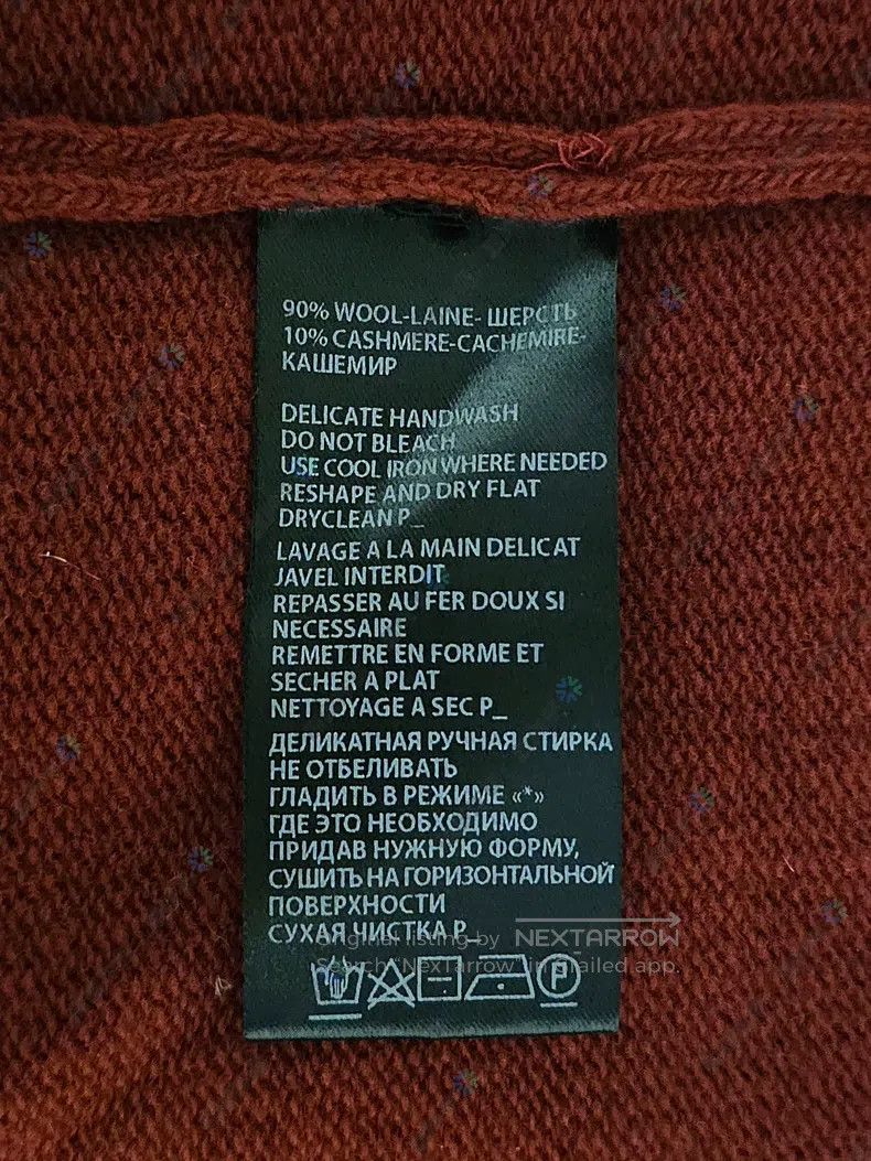 Ann Demeulemeester Ann Demeulemeester Wool and Cashmere Blended Knit Open Car Size XS / US 0-2 / IT 36-38 - 5 Thumbnail