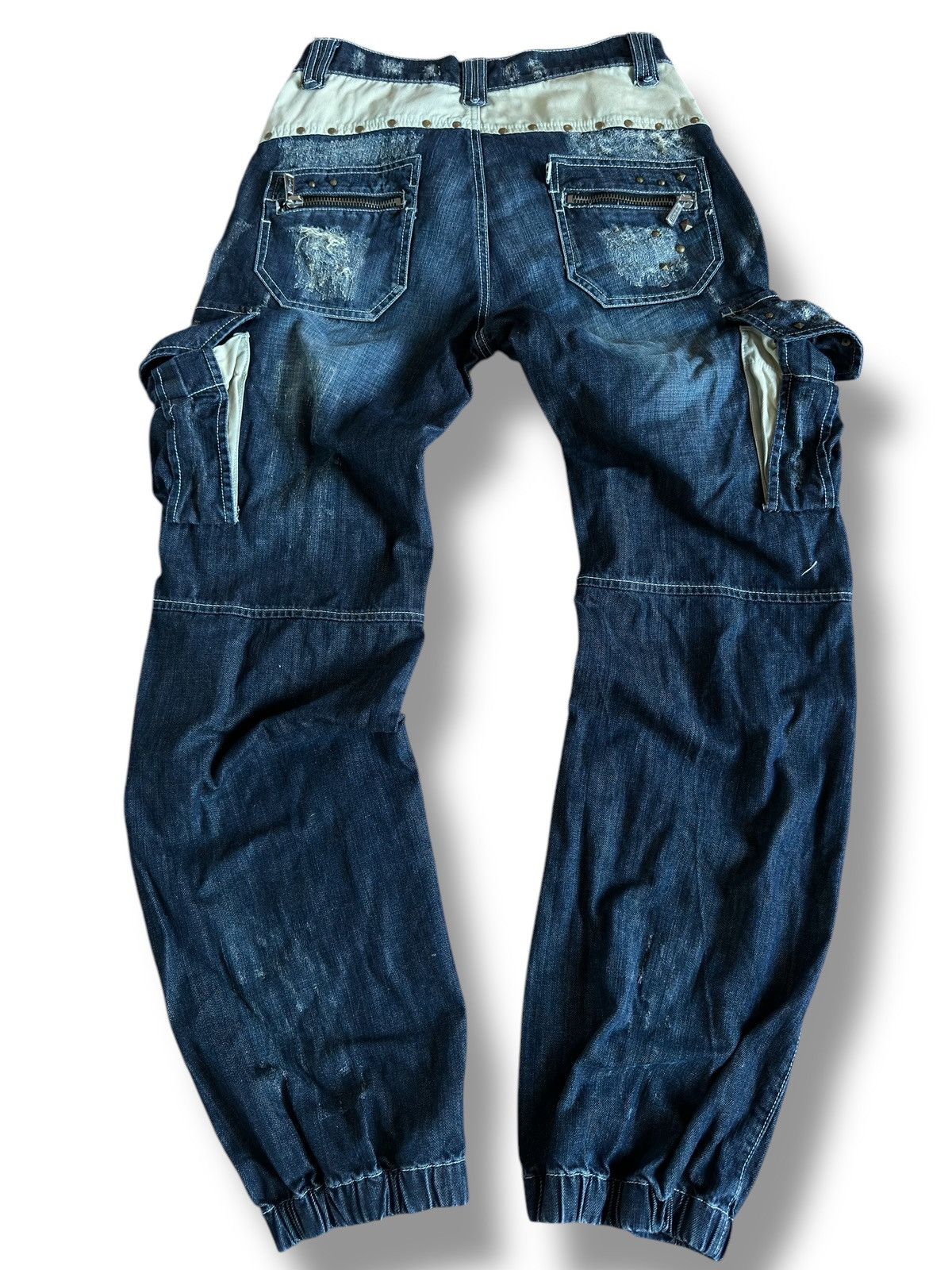 Other Ireland Multipocket Multizip Avant Garde Jeans Pants Size US 34 / EU 50 - 2 Thumbnail