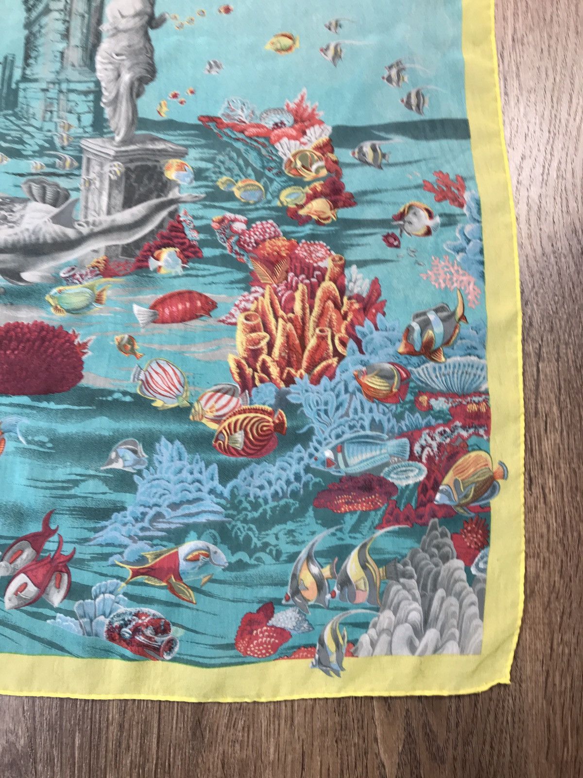 Etro × Vintage Etro Atlantide Very Rare Vintage Silk Scarf Italy Size ONE SIZE - 6 Thumbnail
