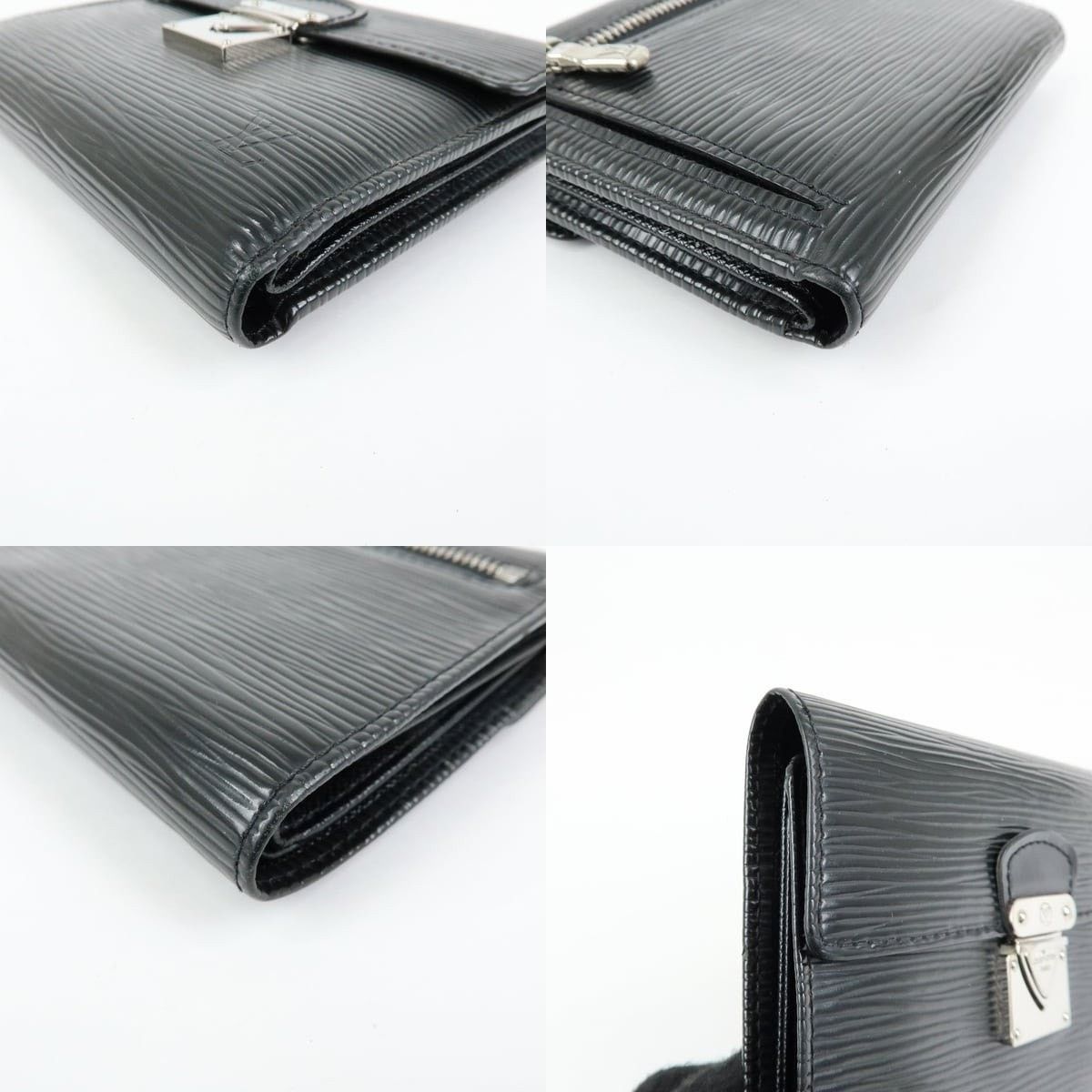 Louis Vuitton Louis Vuitton Epi Portefeuille Koala Compact Wallet Black Size ONE SIZE - 4 Thumbnail