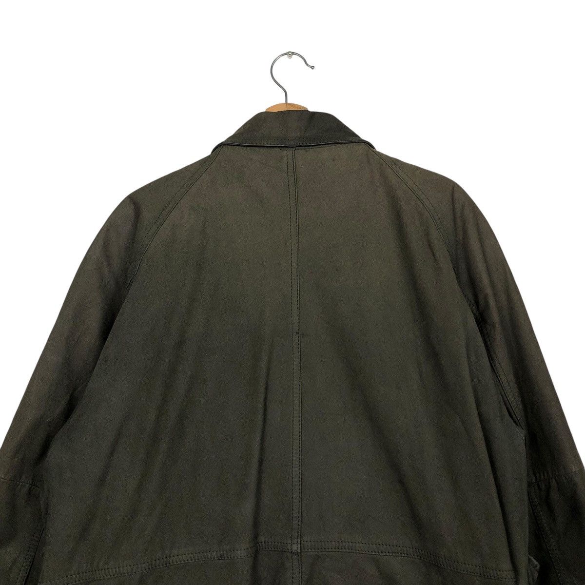 Japanese Brand VINTAGE LEATHER JACKET COWHIDE ALL THE WAY BLANKET BIG LOGO Size US M / EU 48-50 / 2 - 11 Thumbnail