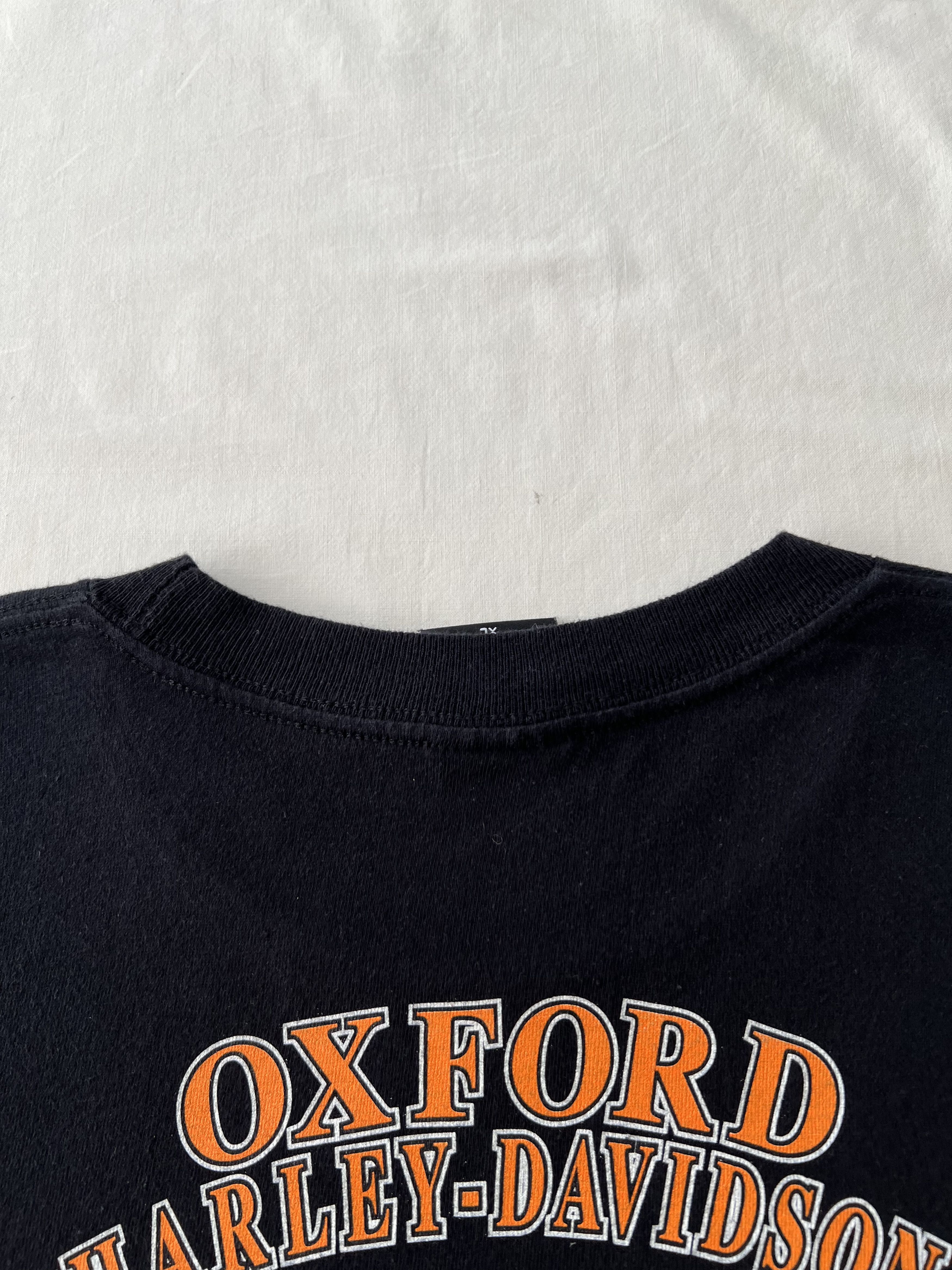 Harley Davidson Vintage 2006 Harley Davidson Motorcycle Oxford Uk T-shirt Size US XL / EU 56 / 4 - 15 Thumbnail