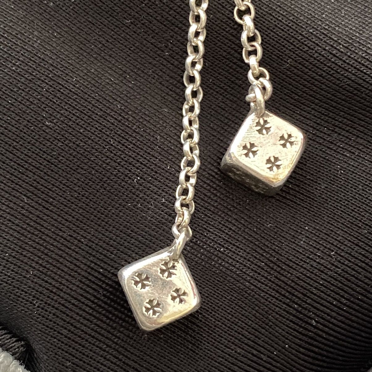 Chrome Hearts Chrome Hearts CH PLUS POST DICE Left Side earring silver Size ONE SIZE - 14 Thumbnail