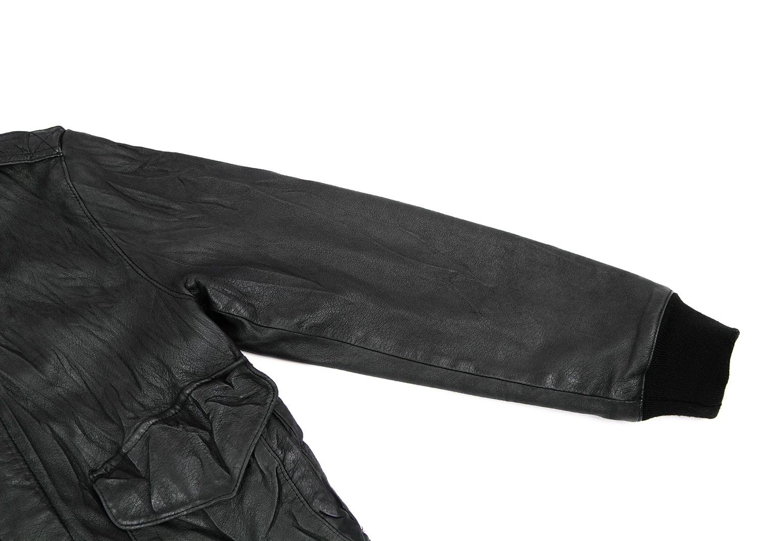 Jean Paul Gaultier Lambskin A2 Jacket in Navy Black Size 48 Size US M / EU 48-50 / 2 - 5 Thumbnail